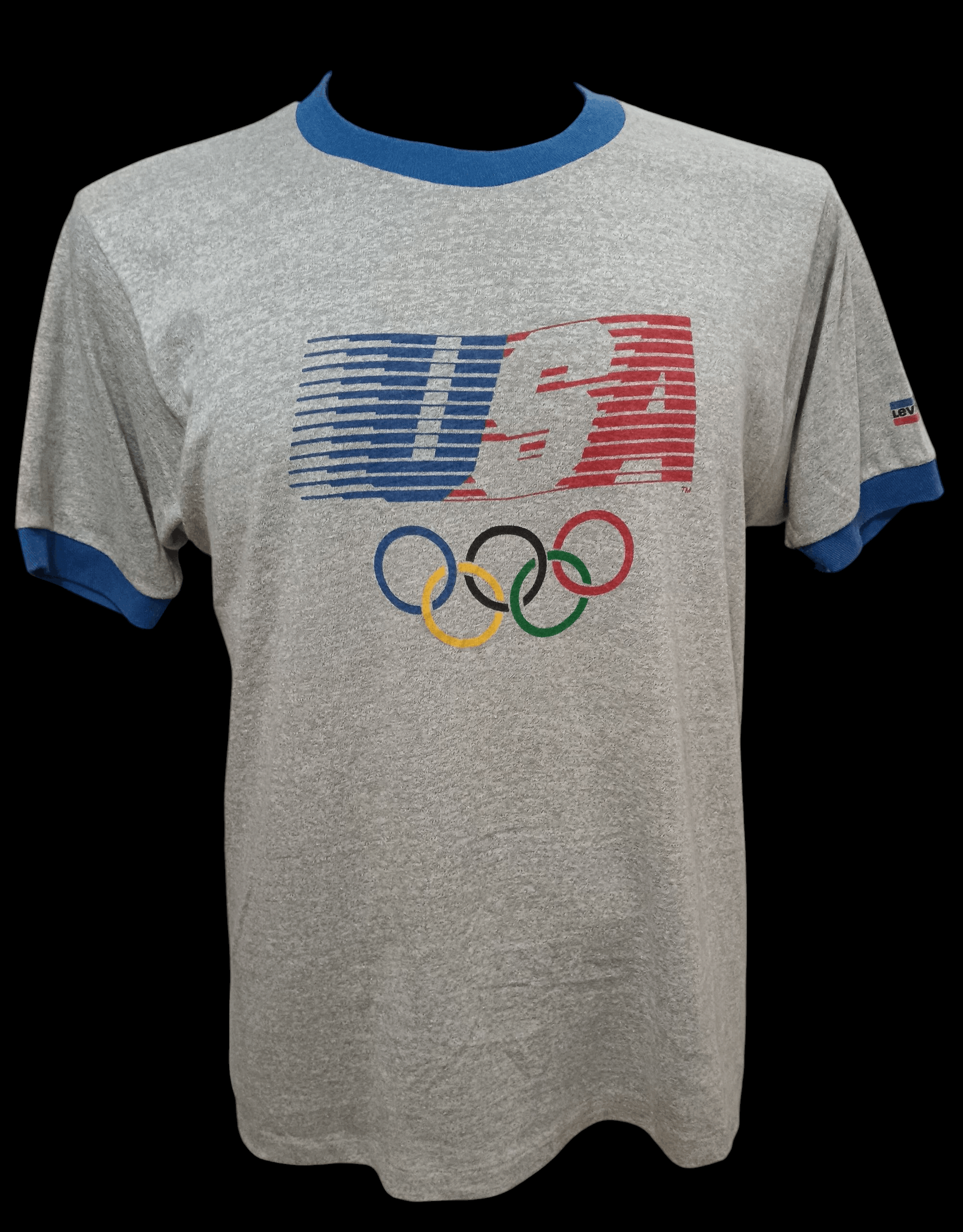 USA Olympics VINTAGE LEVIS 80s USA OLYMPIC SHIRT Size US L / EU 52-54 / 3 - 1 Thumbnail