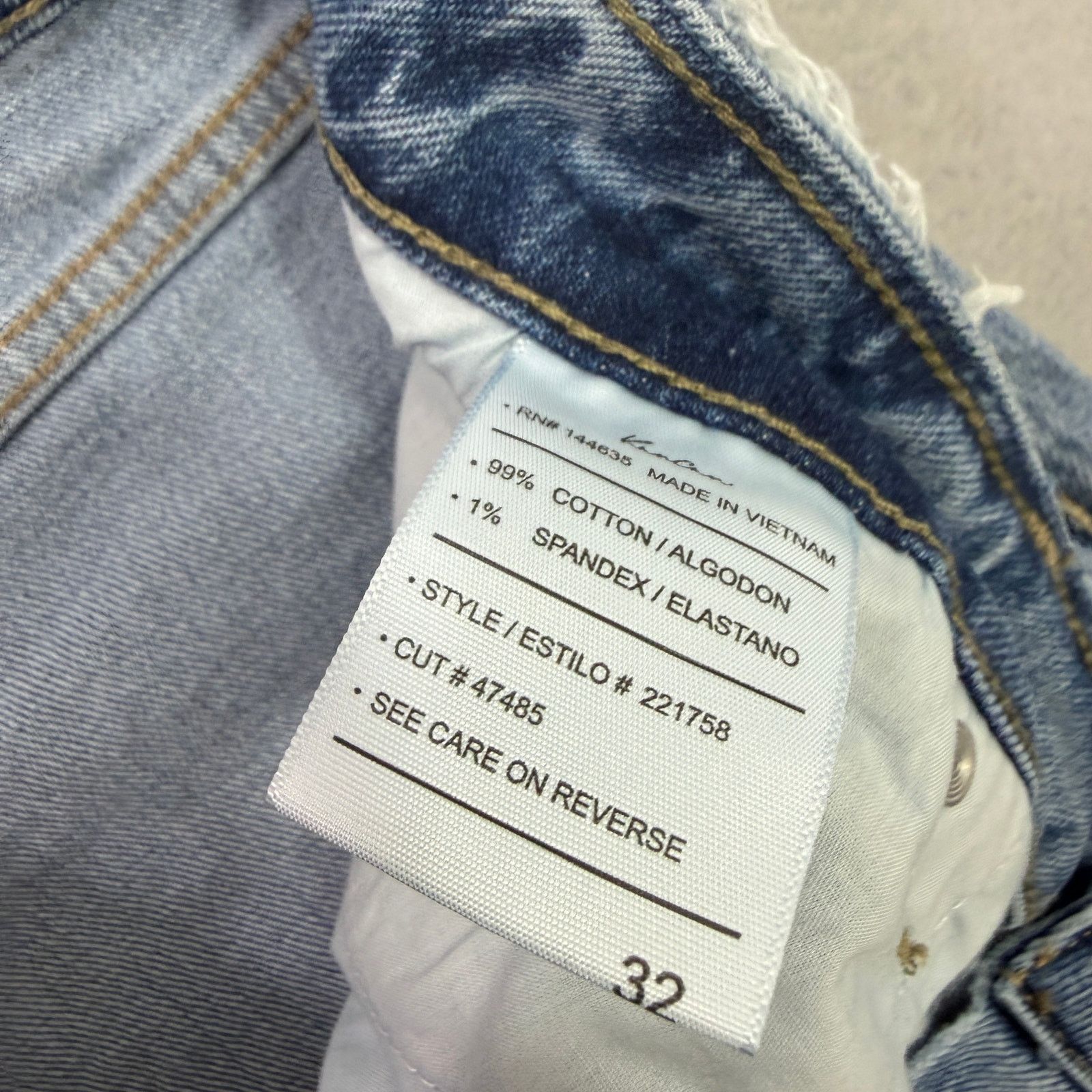 Vintage KanCan High Rise Wide Leg Cuffed Jeans womens 32x29 Blue NEW Size 32" / US 10 / IT 46 - 7 Thumbnail