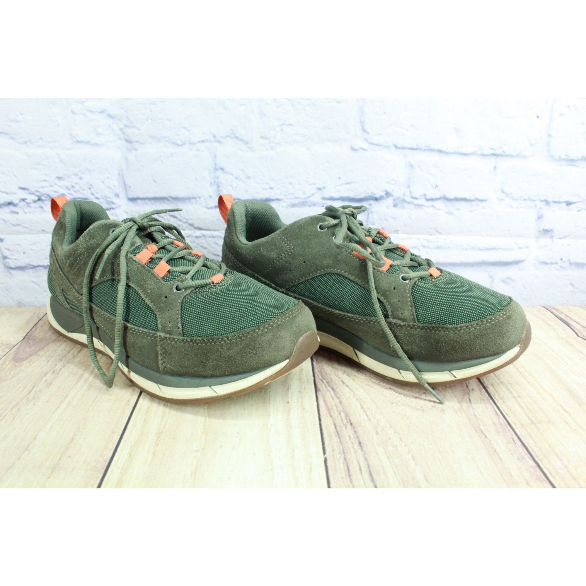 L.L. Bean LL Bean Men's Green Suede Mesh Fitness Walking Shoes Size US 9 / EU 42 - 3 Thumbnail