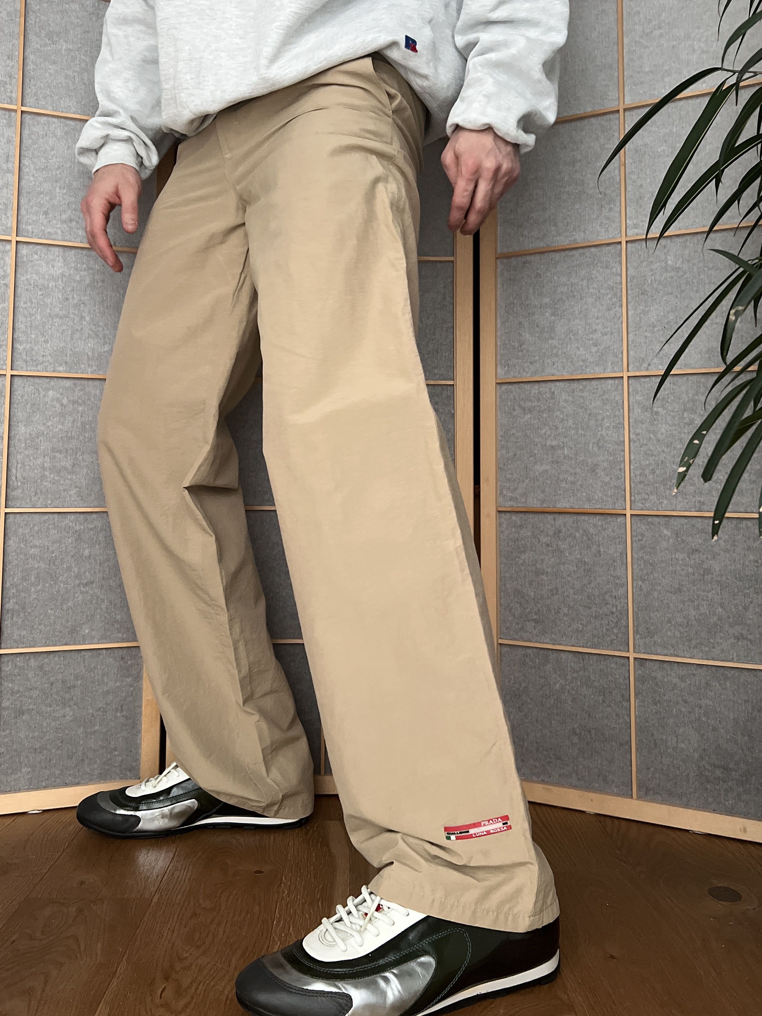 Prada Prada Luna Rossa Challenge 2003 vintage nylon pants archive
