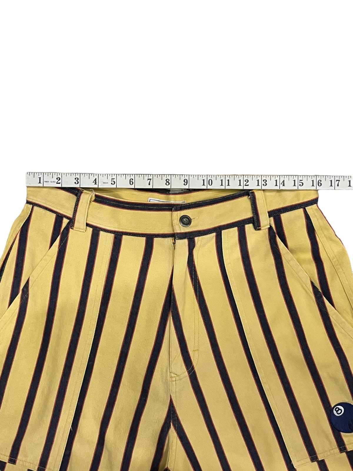 Eight X 🔥VERY RARE🔥Vintage 90’s EIGHT BALL Stripes BAGGY Shorts Size US 31 - 10 Thumbnail