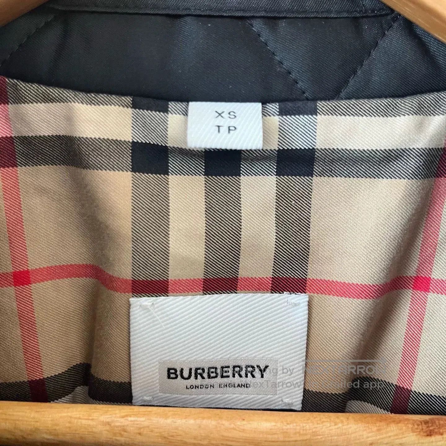 Burberry Burberry Quilted Black Cotton Coat XS. Size US XS / EU 42 / 0 - 4 Thumbnail