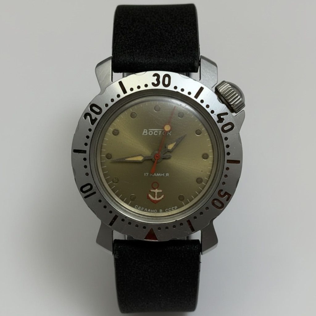 Vintage Vintage Komandirskie Youth Wristwatch USSR Mechanical 17J Size ONE SIZE - 1 Thumbnail