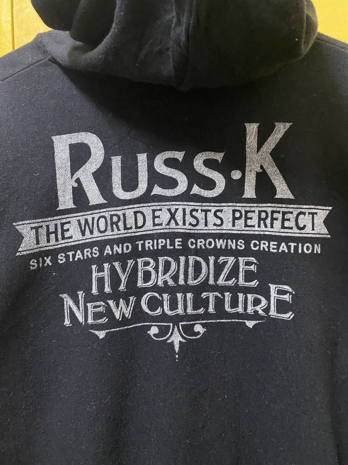 The Unbranded Brand Russk Hoodie Zipper Black Colour Size US M / EU 48-50 / 2 - 6 Thumbnail