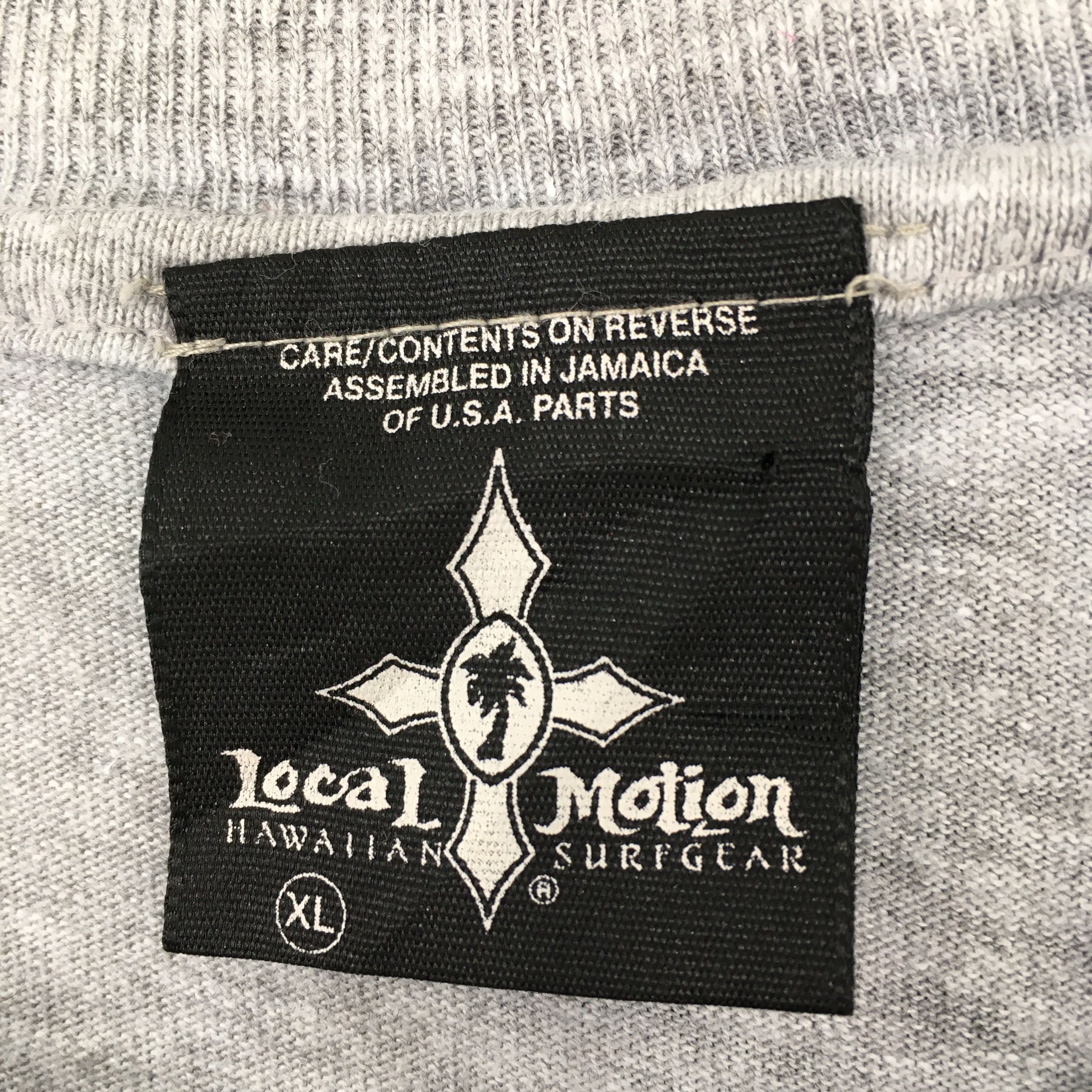 Other Vintage 80's Local Motion Hawaii Surf Gray Tshirt XLarge Size US XL / EU 56 / 4 - 5 Thumbnail