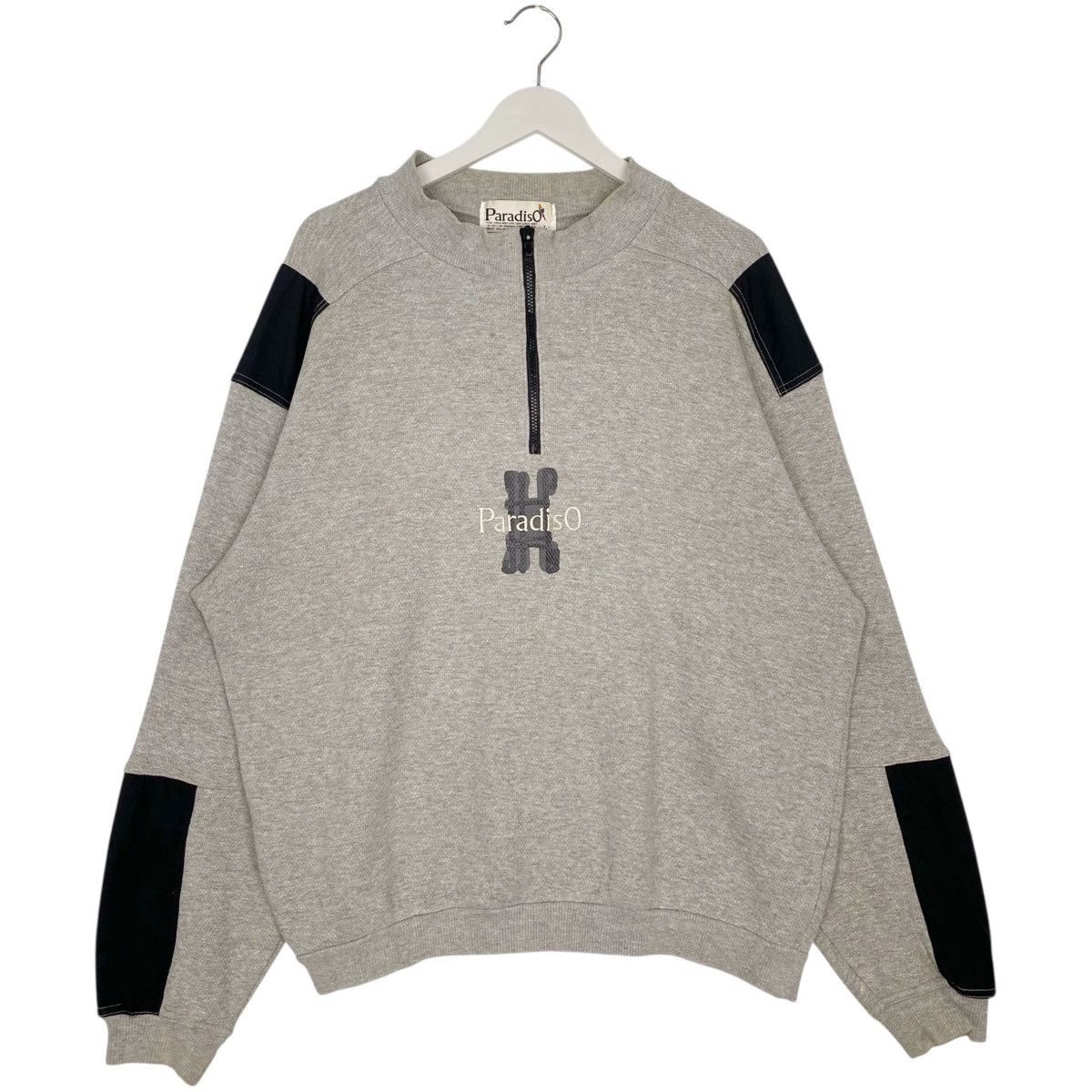 Vintage Vintage Paradiso Half Zip Sweatshirt Crewneck Grey Size L Size US L / EU 52-54 / 3 - 1 Thumbnail