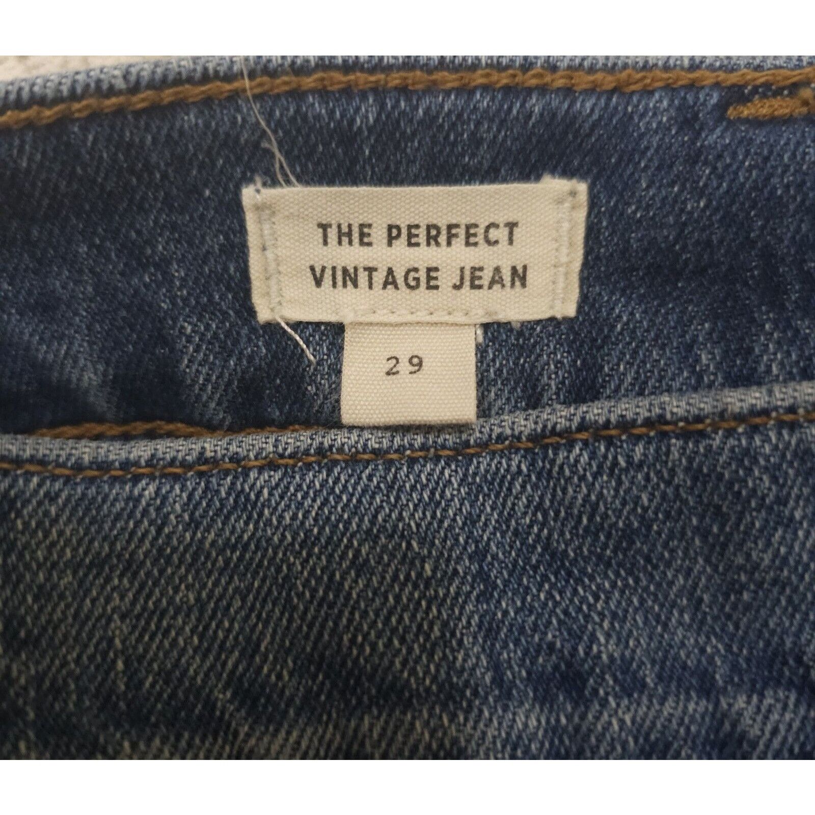 Madewell Madewell Women The Perfect Vintage Crop High Rise Raw Hem Size 29" - 4 Thumbnail