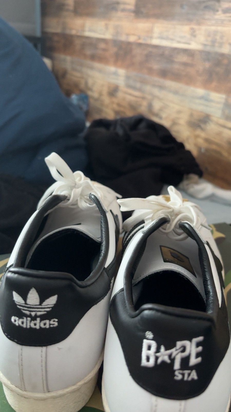 Adidas × Bape Adidas bape superstar Size US 11 / EU 44 - 3 Thumbnail