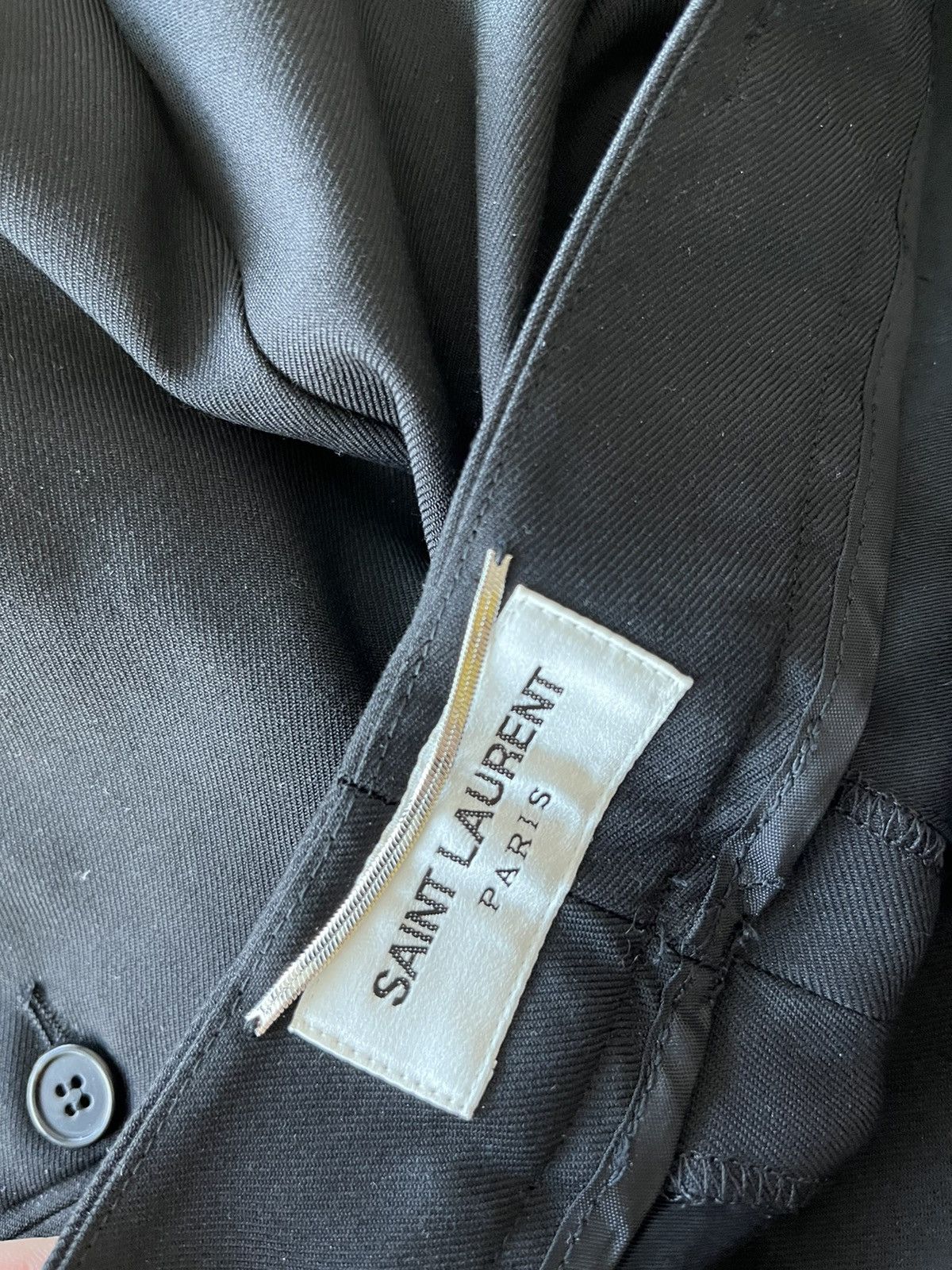 Hedi Slimane × Saint Laurent Paris × Yves Saint Laurent Super Rare Saint Laurent Hedi Slimane Tux Pant Brand New Size US 26 / EU 42 - 5 Thumbnail