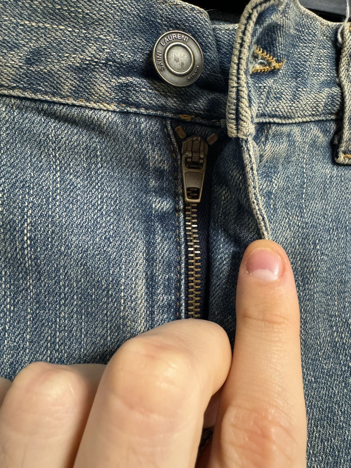 Hedi Slimane × Saint Laurent Paris Saint Laurent Paris Jeans by Hedi Slimane / Size 33 Size US 33 - 4 Thumbnail