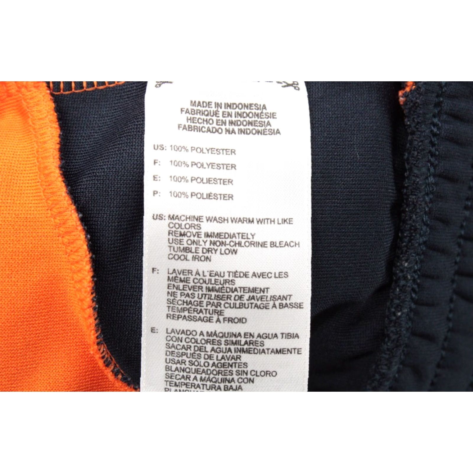 Adidas Adidas Clima365 Jacket Mens Small Blue Orange Performance Track Jacket No Pockets Vented 40in Chest 33" Neck to Cuff 20" Pit to Pit Size US S / EU 44-46 / 1 - 7 Thumbnail
