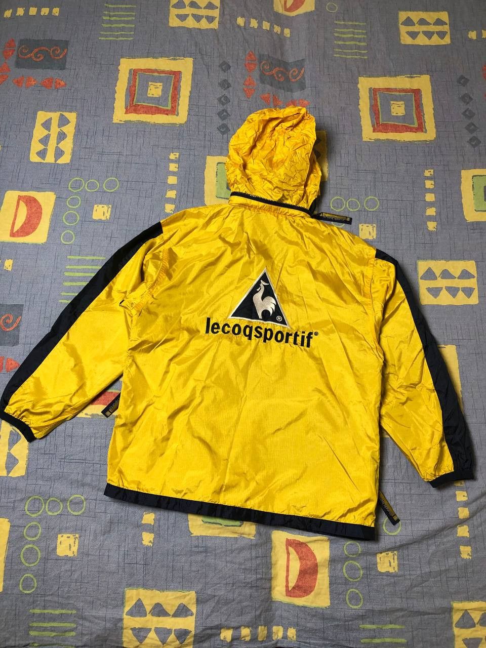 Le Coq Sportif × Vintage Vintage Le Coq Sportif Nylon Zip Jacket Size US M / EU 48-50 / 2 - 5 Thumbnail