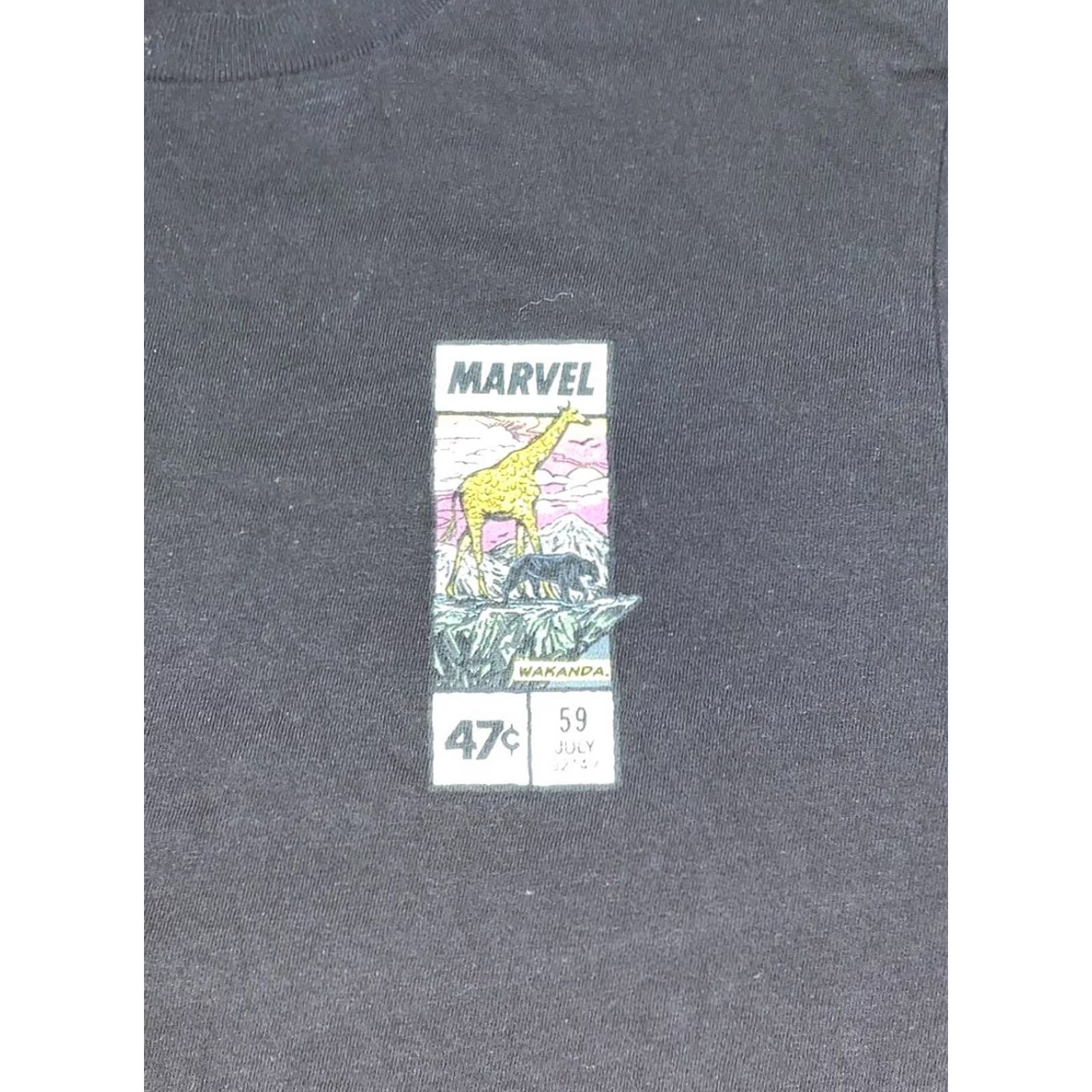 Vintage LRG Marvel Wakanda T Shirt Mens S Black Crew Neck Graphic Print Black Panther #9098 Size US S / EU 44-46 / 1 - 4 Thumbnail