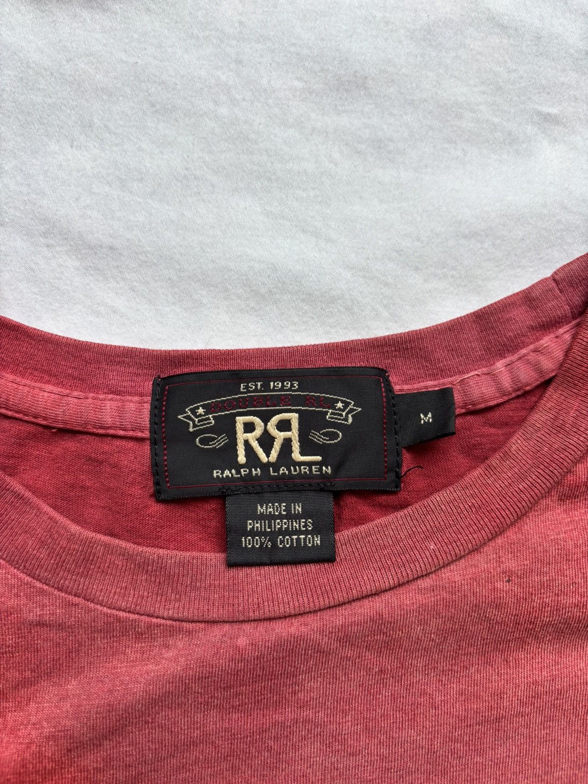 Polo Ralph Lauren RRL Ralph Lauren “Union of Craft” Tee — Red Size US M / EU 48-50 / 2 - 2 Thumbnail