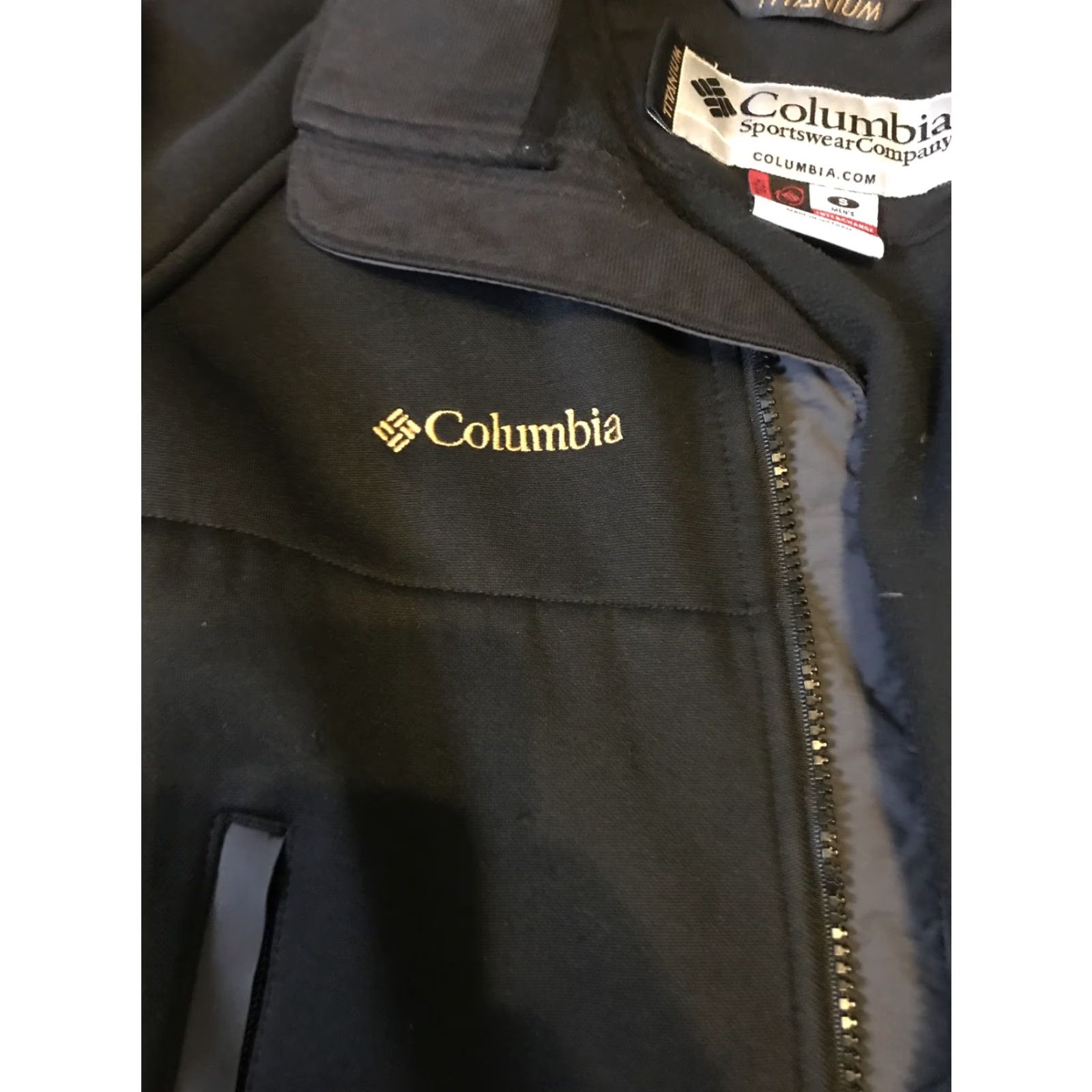 Vintage COLUMBIA Titanium Full Zip THERMO TOP Jacket Mens S Black Parka Jumper Fleece Size S Size US S / EU 44-46 / 1 - 2 Thumbnail