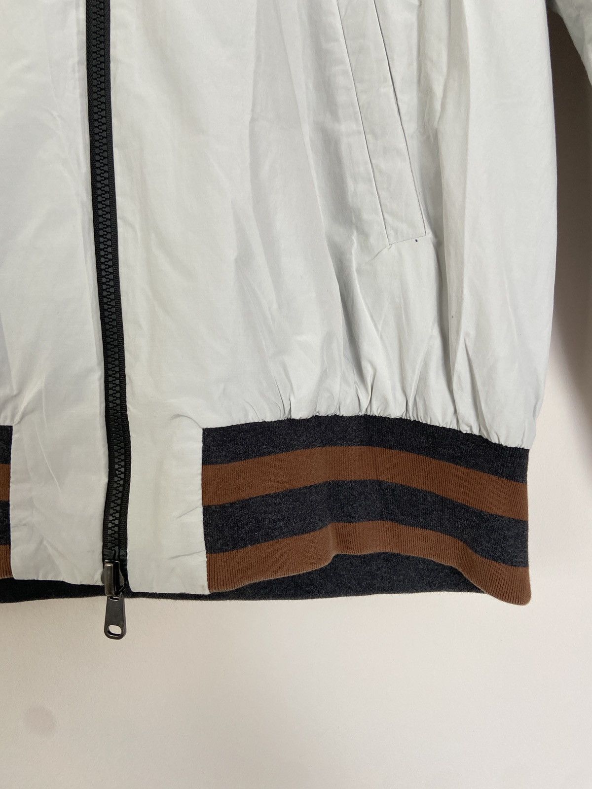 Brunello Cucinelli Brunello Cucinelli 2Tone Reversible Hood Jacket Size M / US 6-8 / IT 42-44 - 2 Thumbnail