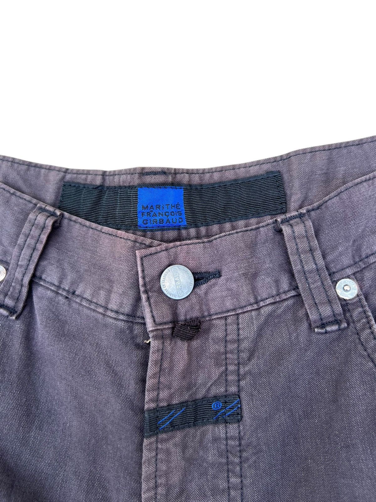 Marithe + Francois Girbaud Vintage 90s Marithe Francois Girbaud Faded Black Baggy Pant Size US 31 - 5 Thumbnail