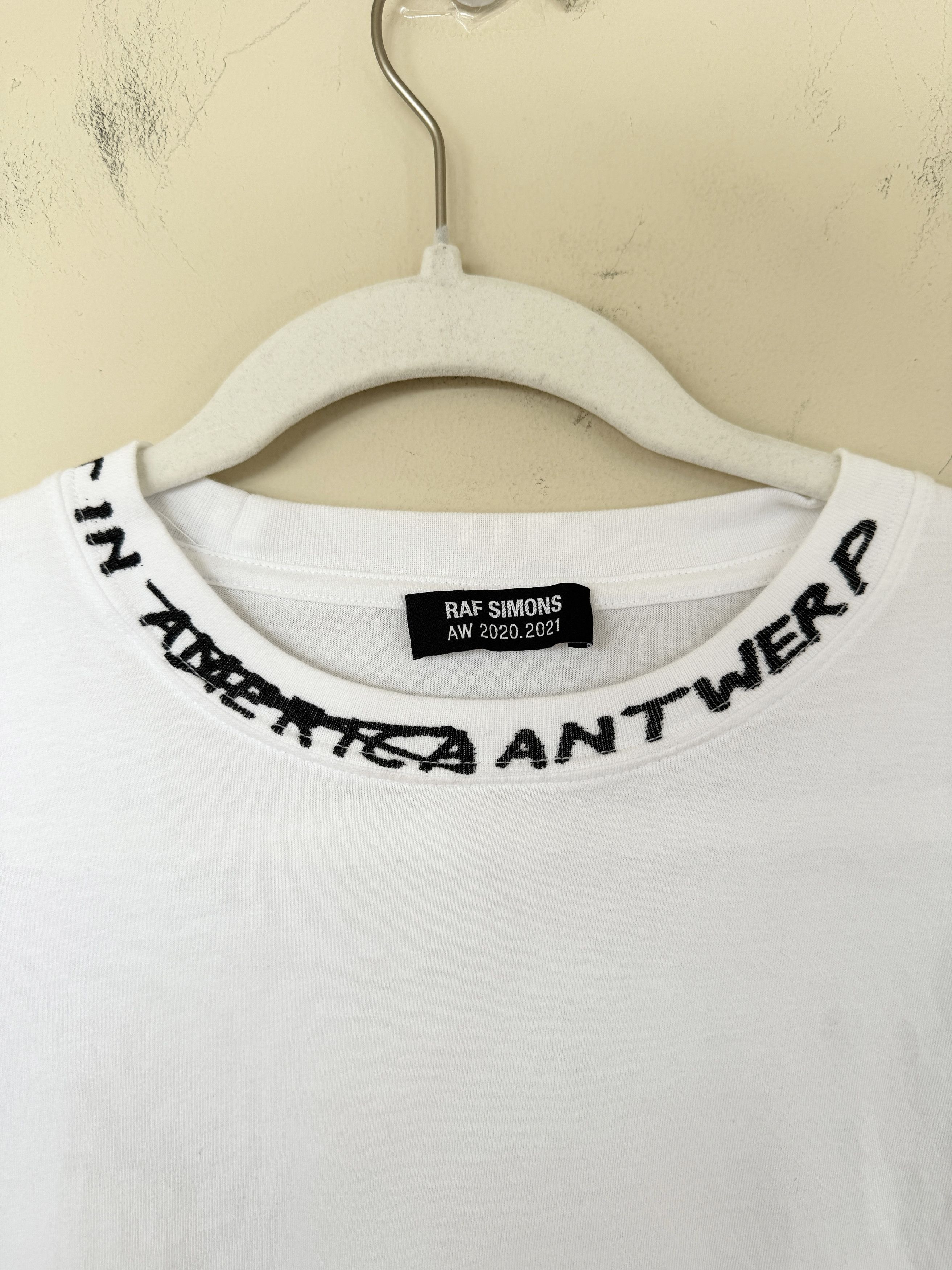 Raf Simons Raf Simons Antwerp/America Tee Size US XL / EU 56 / 4 - 4 Thumbnail
