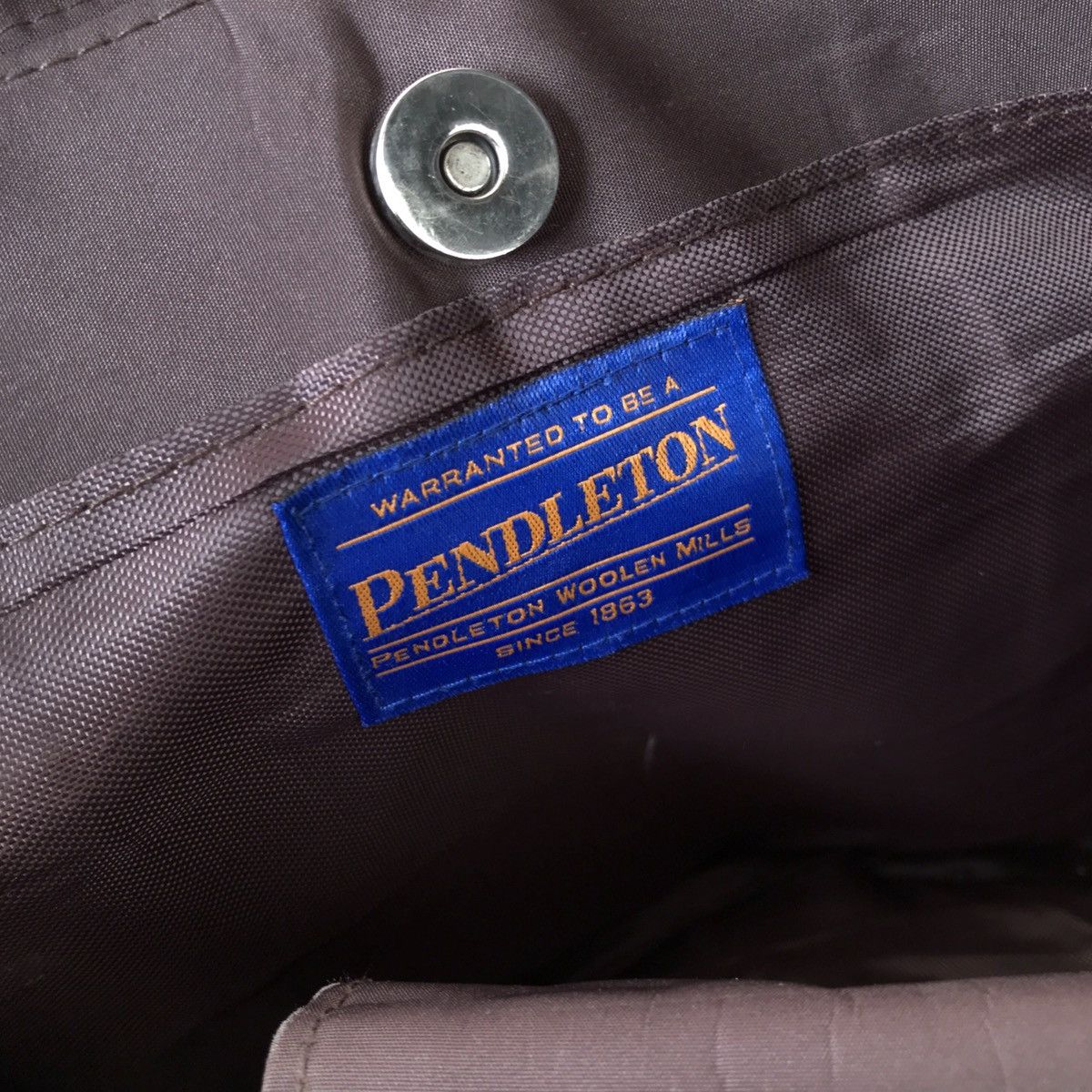 Pendleton × Vintage Pendleton Woolen Mills USA Unisex Shoulder Tote Bag Size ONE SIZE - 10 Thumbnail