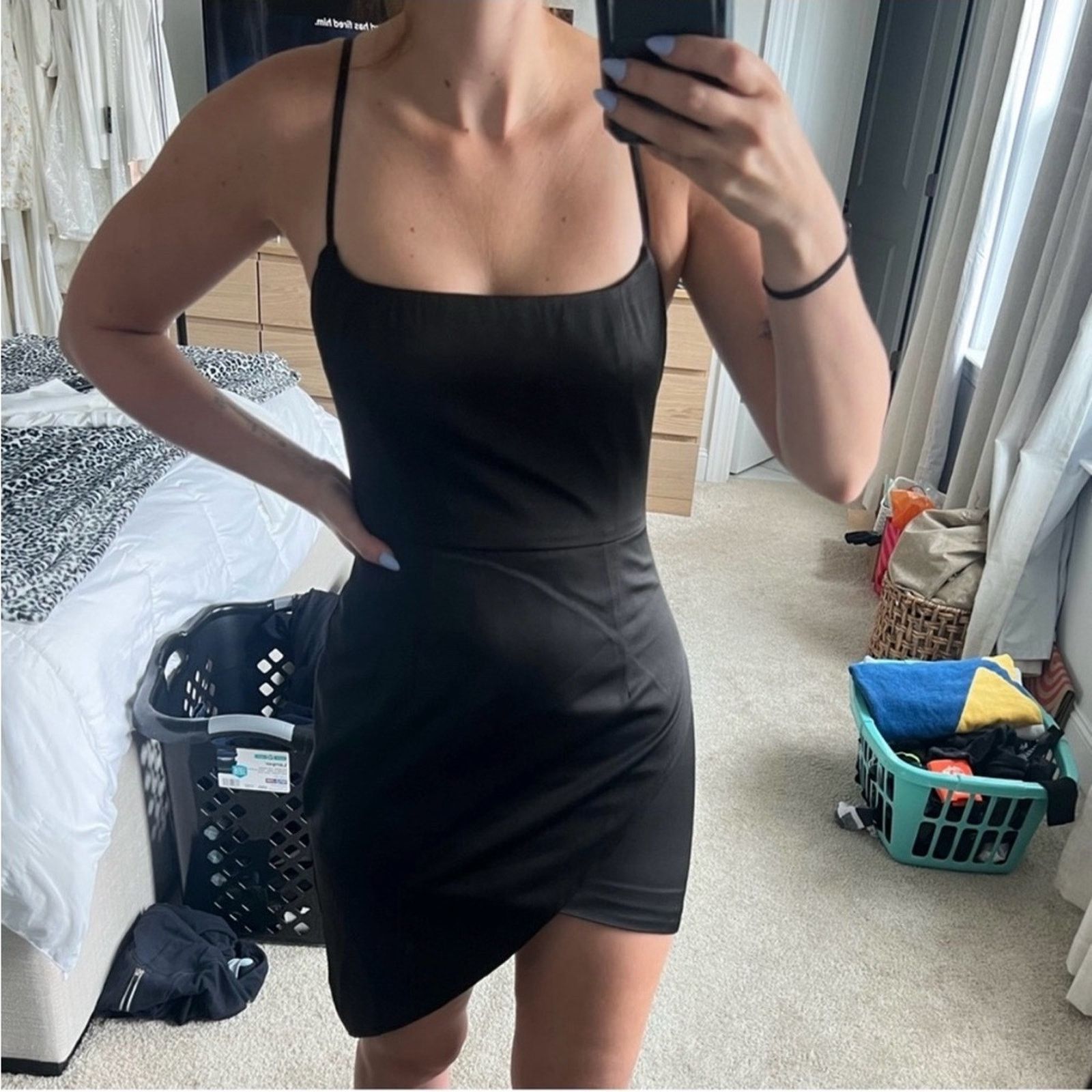 ELLIATT NWT Elliatt $168 BLACK Chiara Mini Dress size Small Size S / US 4 / IT 40 - 1 Thumbnail