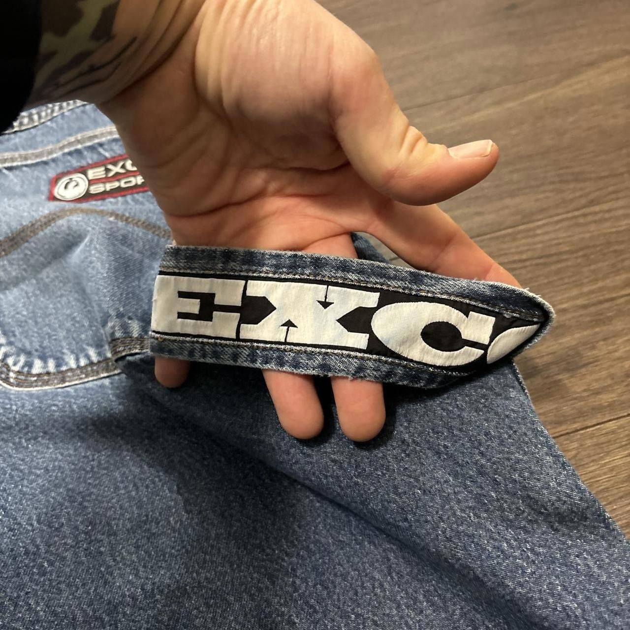 Designer Vintage exco jeans 38x30 Size US 38 / EU 54 - 7 Thumbnail