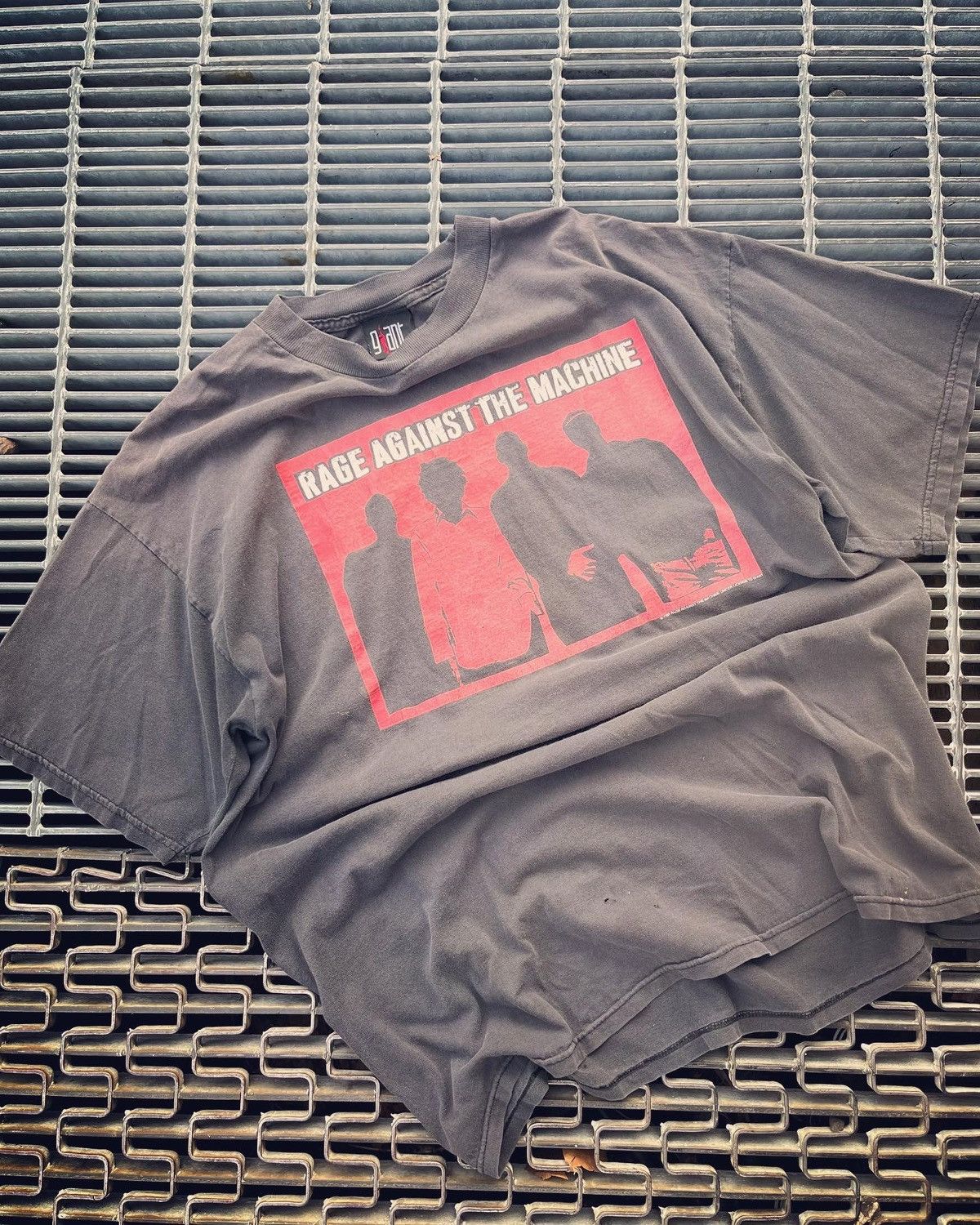 Image of Vintage 90’S Rage Against The Machine Tee in Black, Men's (Size XL)