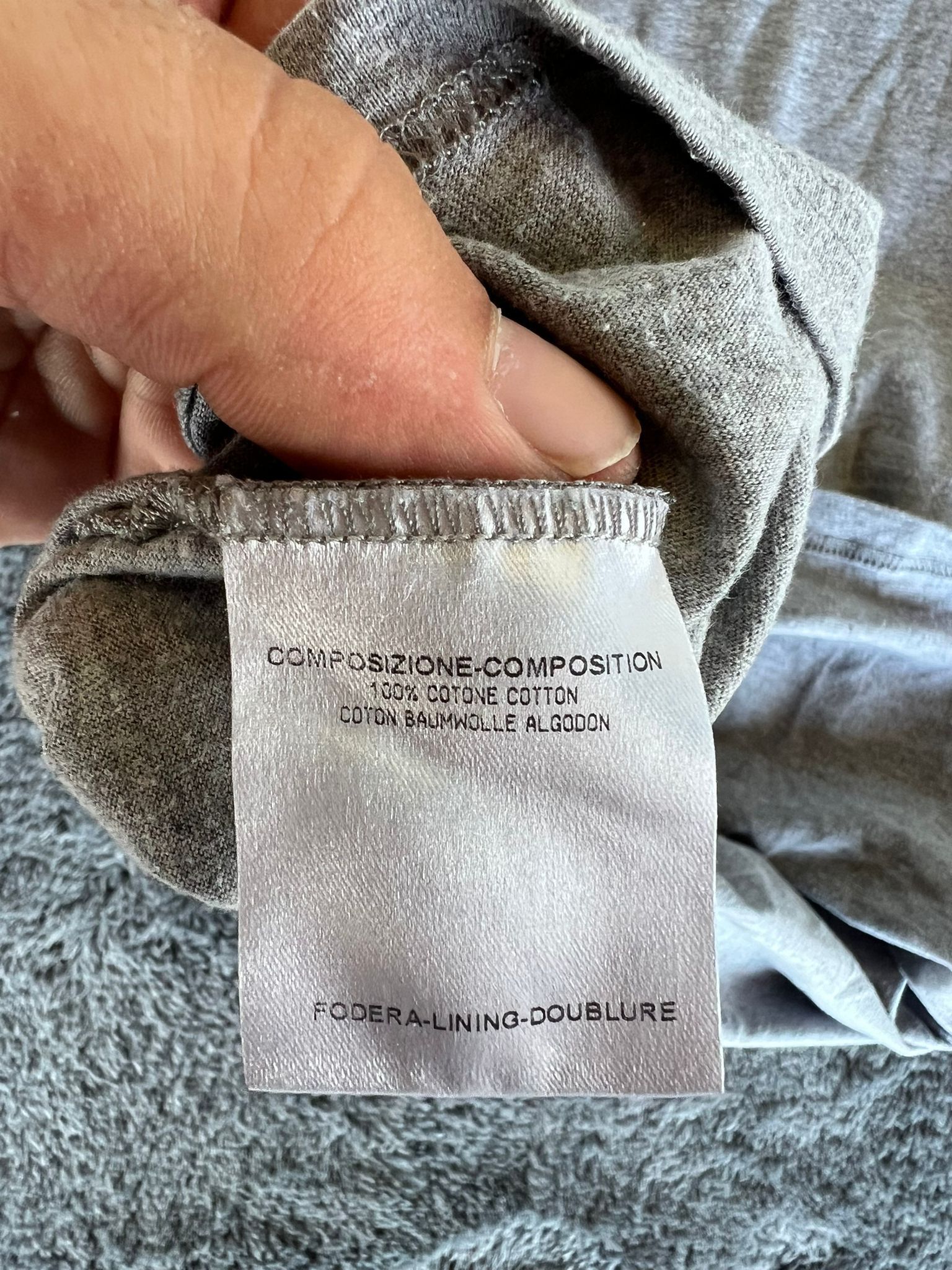 Gucci by Frida Giannini S/S 2008 Grey "Identity" Tee Size M / US 6-8 / IT 42-44 - 8 Thumbnail