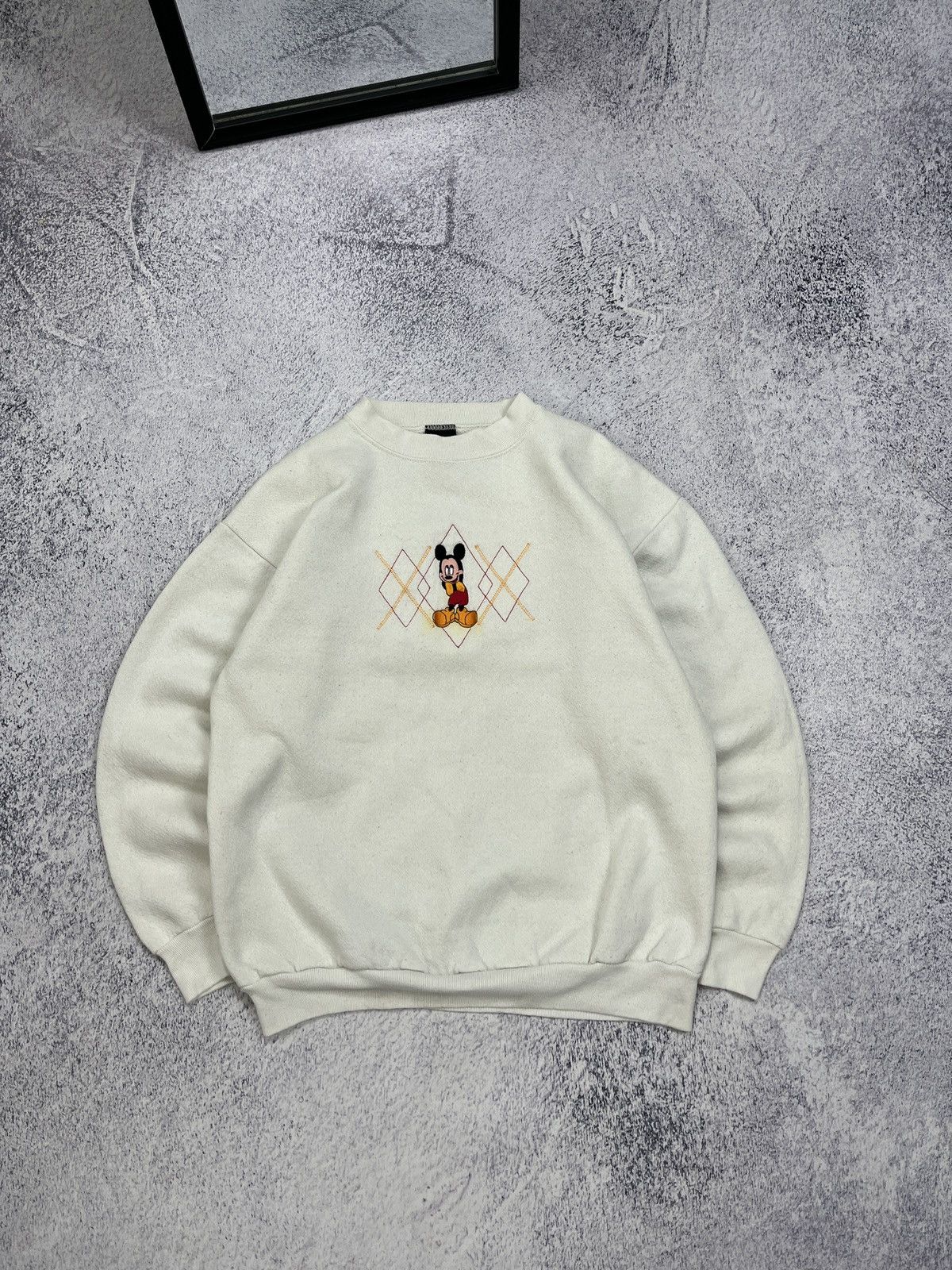 Disney × Mickey Unlimited × Vintage Vintage 90’s Mickey Unlimited Mickey Mouse Sweatshirt Rare Size US S / EU 44-46 / 1 - 1 Thumbnail