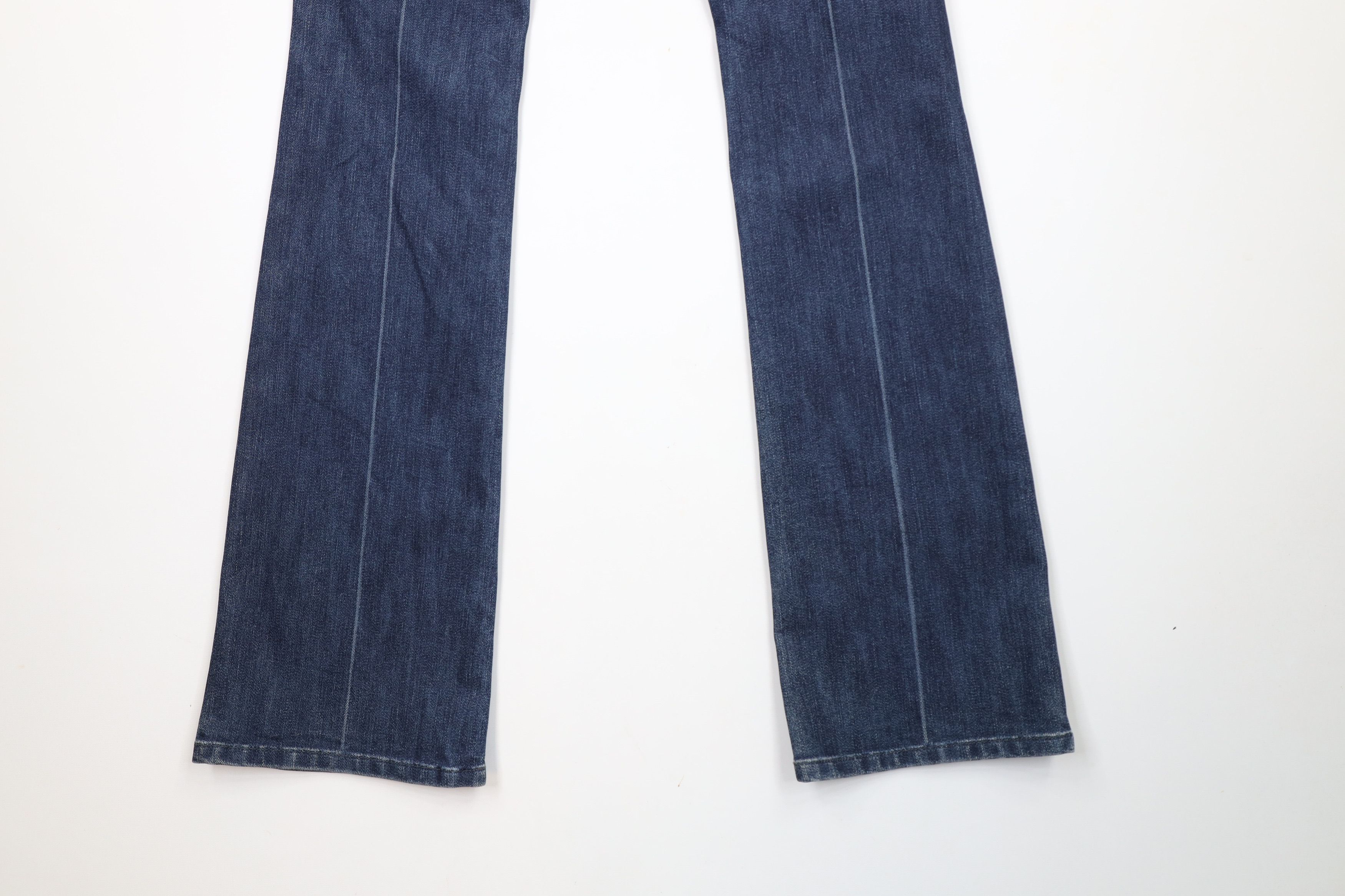 Vintage New Joe's Jeans Booty Fit Curvy Flared Wide Leg Denim Jeans Size 26" / US 2 / IT 38 - 13 Thumbnail