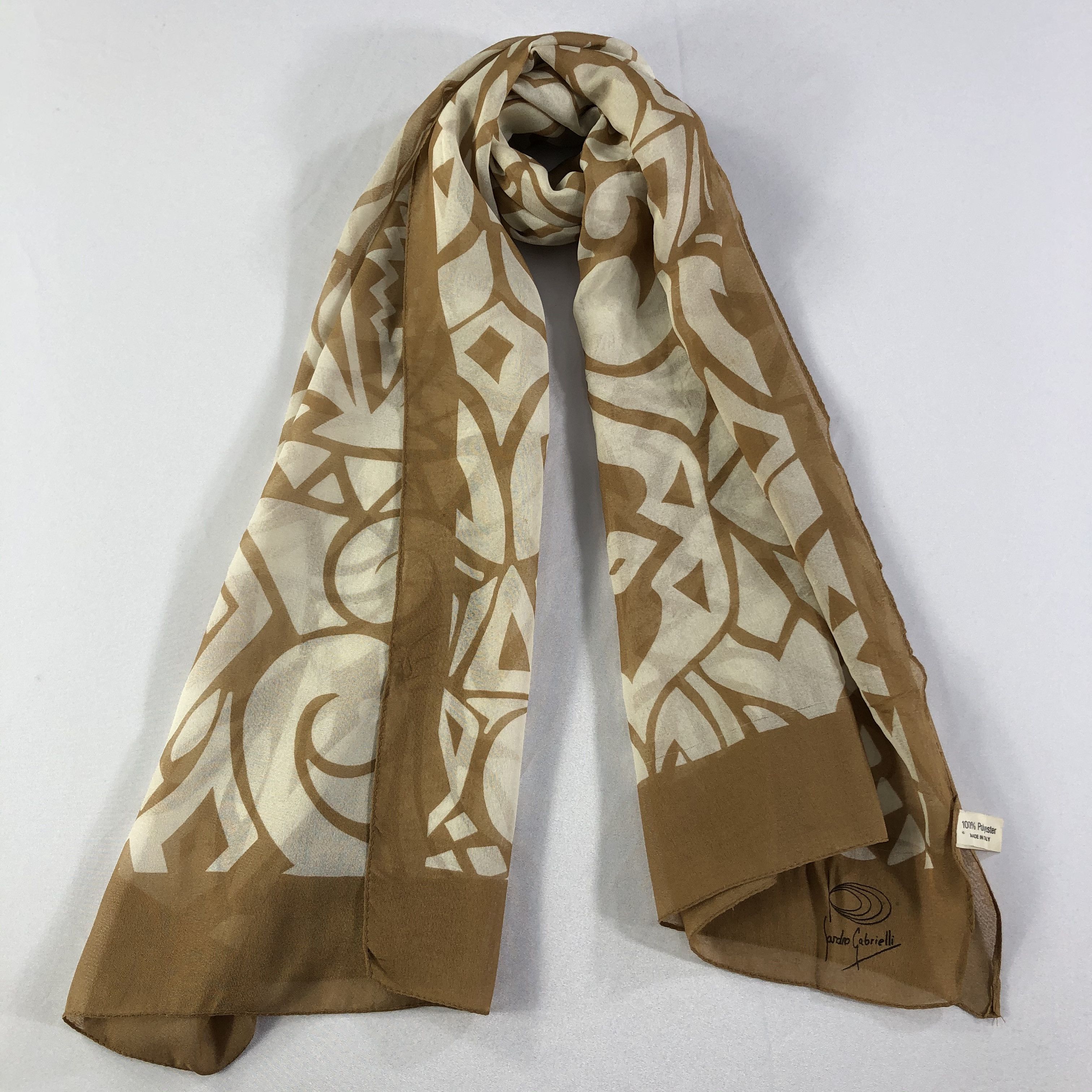 Vintage Vintage Silk Scarf Size ONE SIZE - 2 Thumbnail