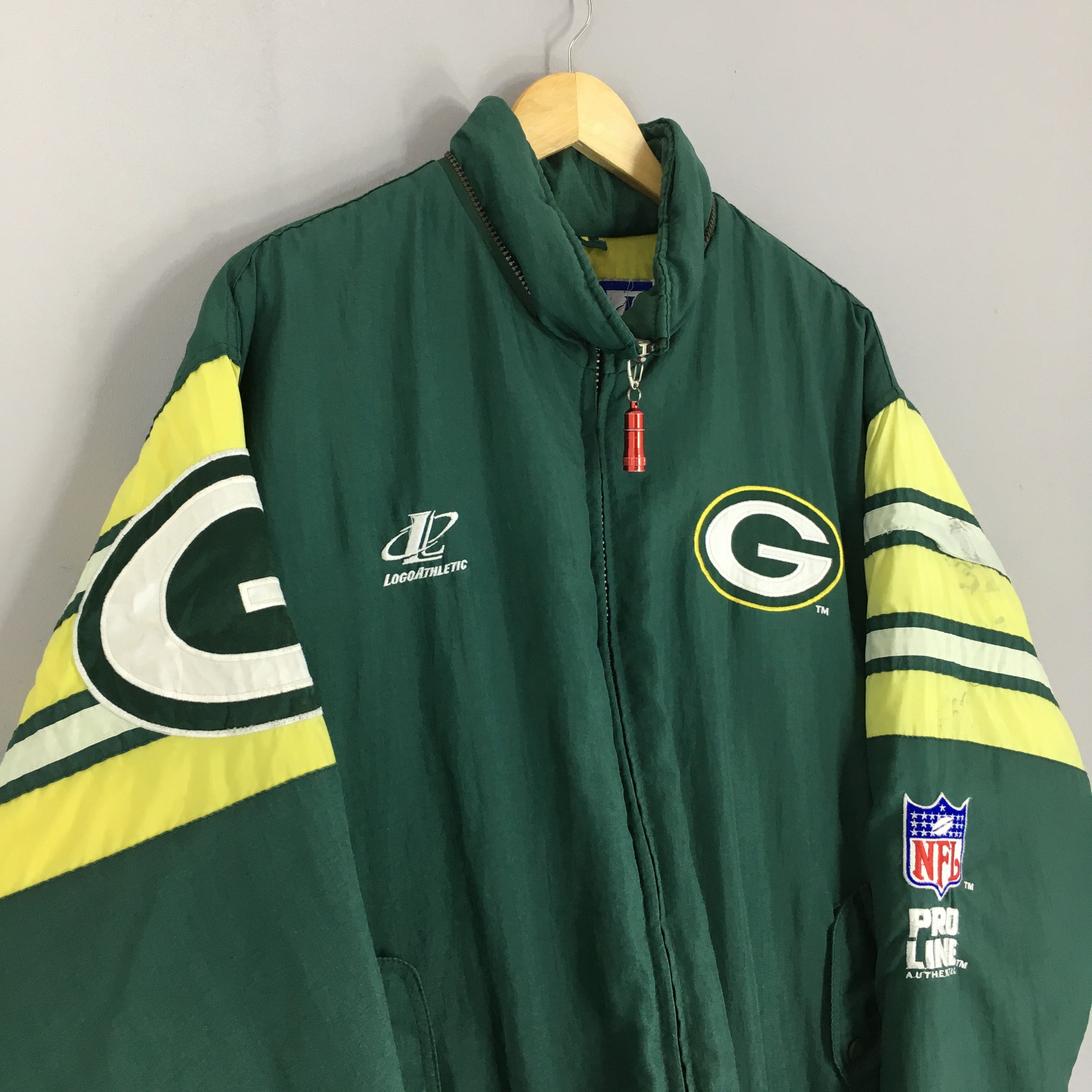 NFL × Starter × Vintage Vintage Green Bay Packers NFL Zipper Jacket Medium Size US M / EU 48-50 / 2 - 3 Thumbnail