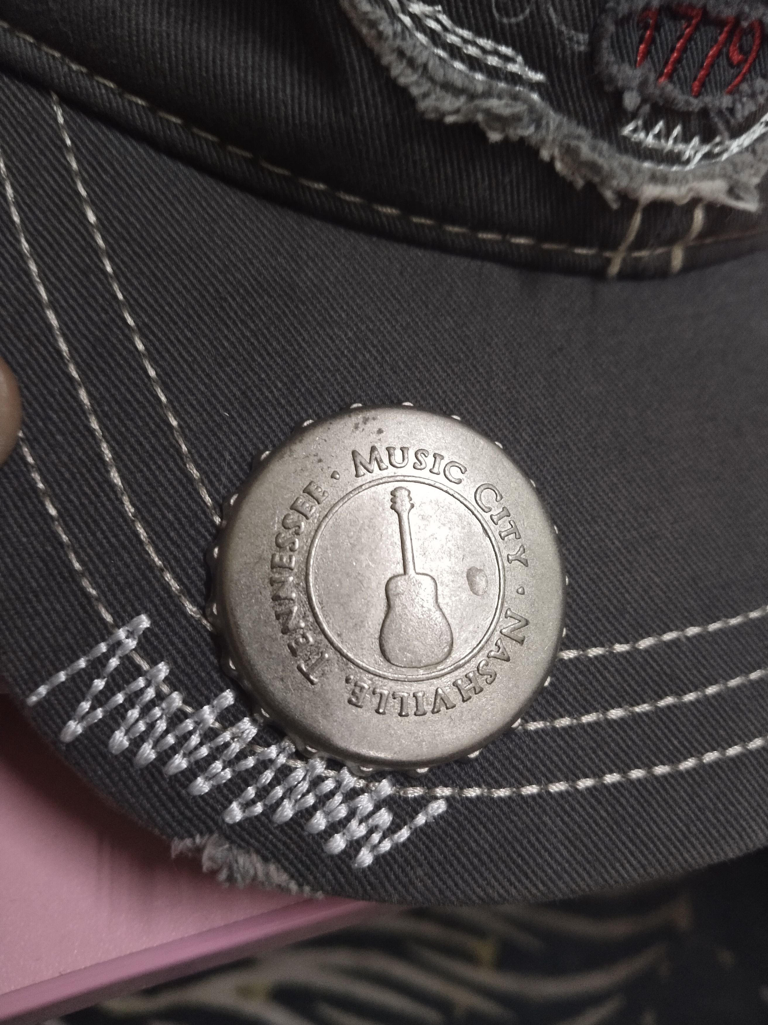 Japanese Brand VINTAGE NASHVILLE MUSIC CITY BY HAT GRAPHIX CAP Size ONE SIZE - 12 Thumbnail