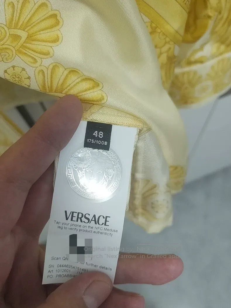 Versace Versace Limited edition baroque shirt Size US L / EU 52-54 / 3 - 4 Thumbnail