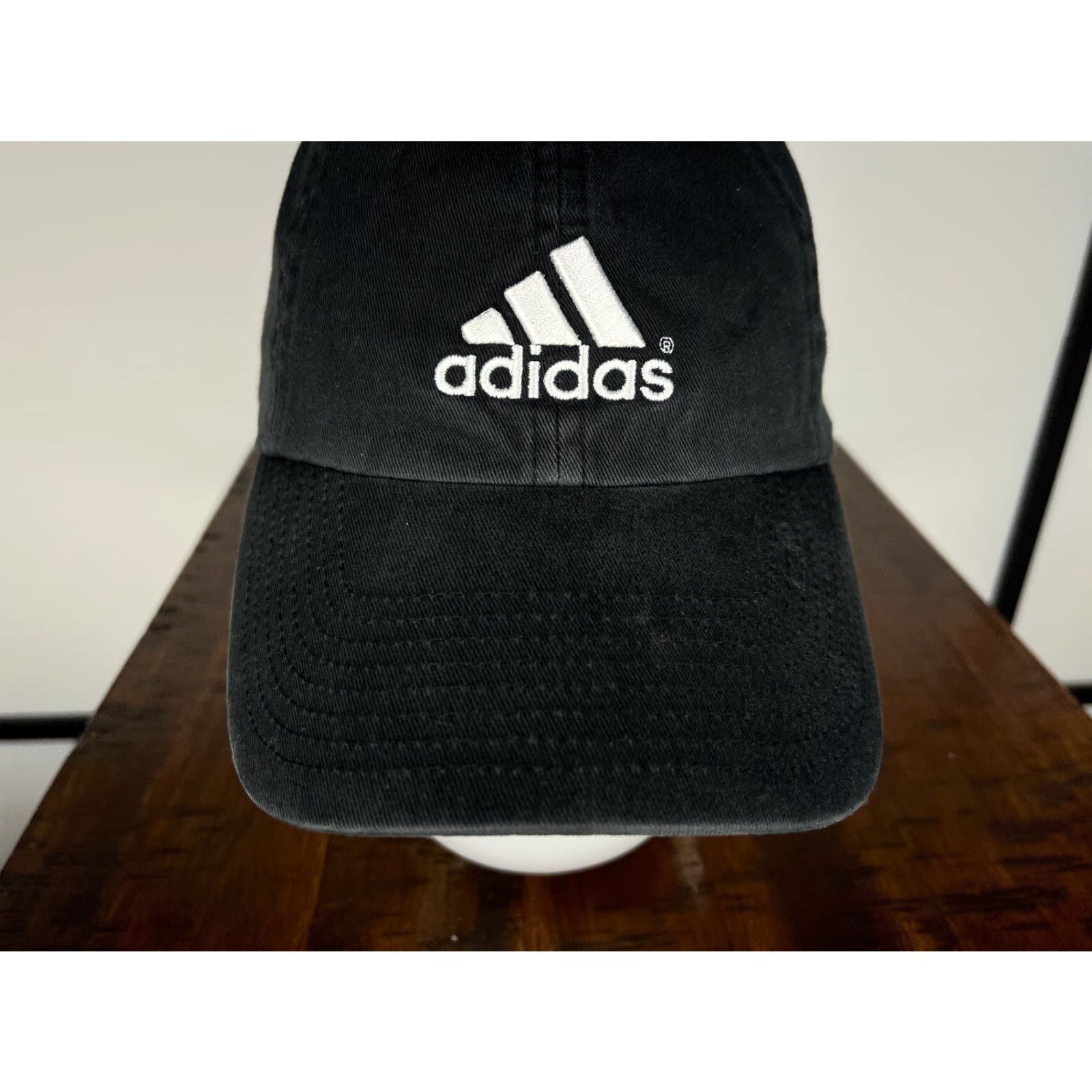 Adidas adidas Hat Cap Baseball Cap One Size Black 100% Cotton Twill Golf Golfers Outdoor Logo Adults Mens Size ONE SIZE - 3 Thumbnail