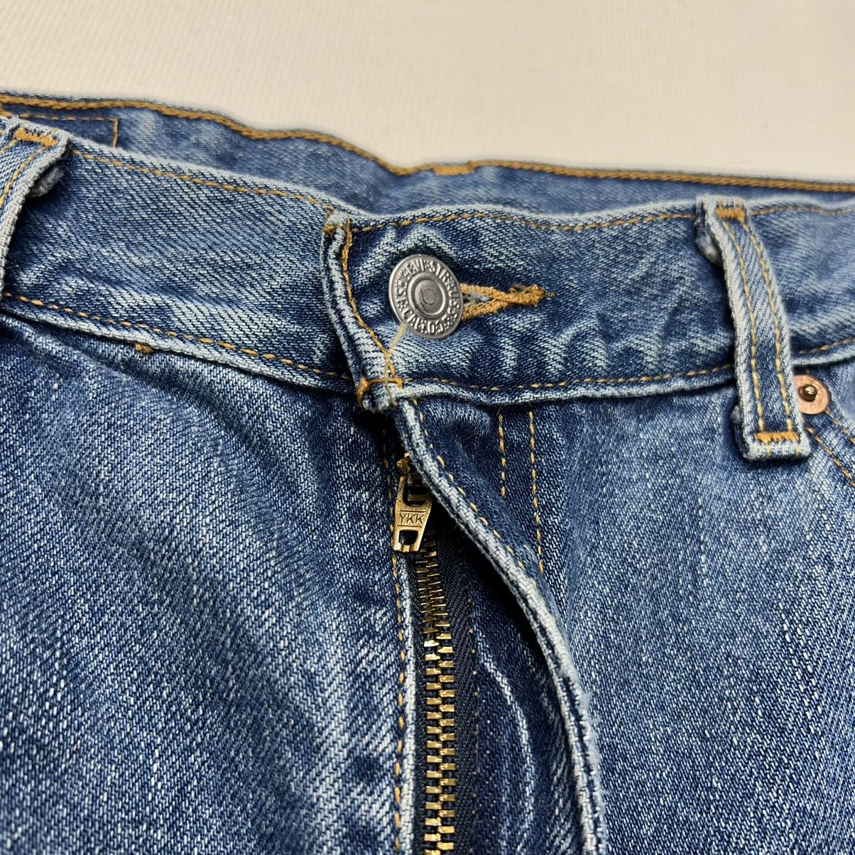 Levi's × Vintage VTG Levis 505 Jeans Blue Regular Fit Straight Denim Faded Size US 36 / EU 52 - 9 Thumbnail