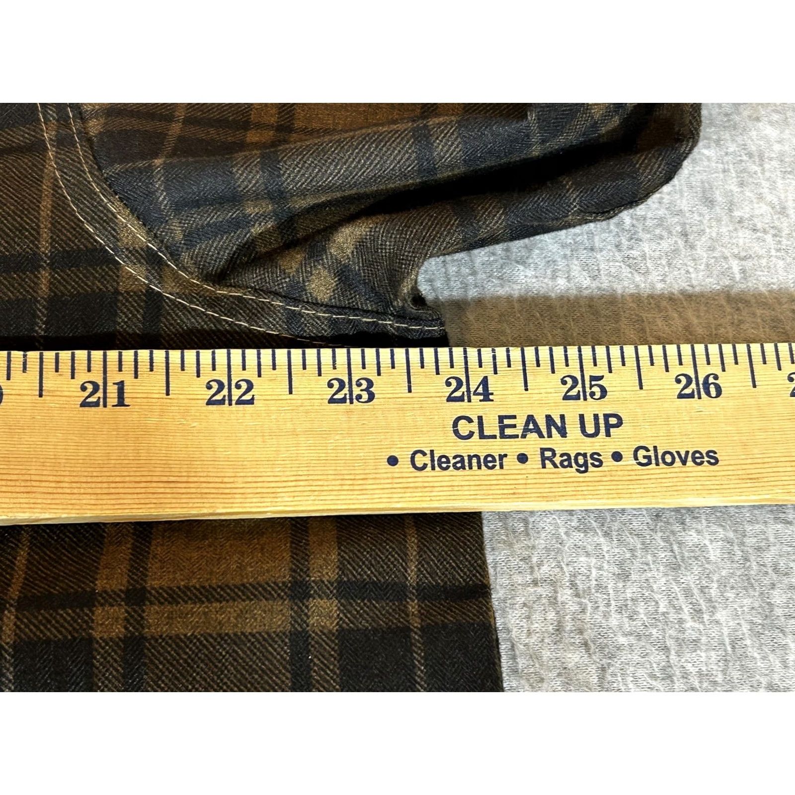 Vintage Columbia Flannel Shirt Mens Large Plaid Pearl Snap Lined Long Sleeve Outdoor Shirt Mens L Brown Plaid Outdoor Mens Shirt Size US L / EU 52-54 / 3 - 4 Thumbnail