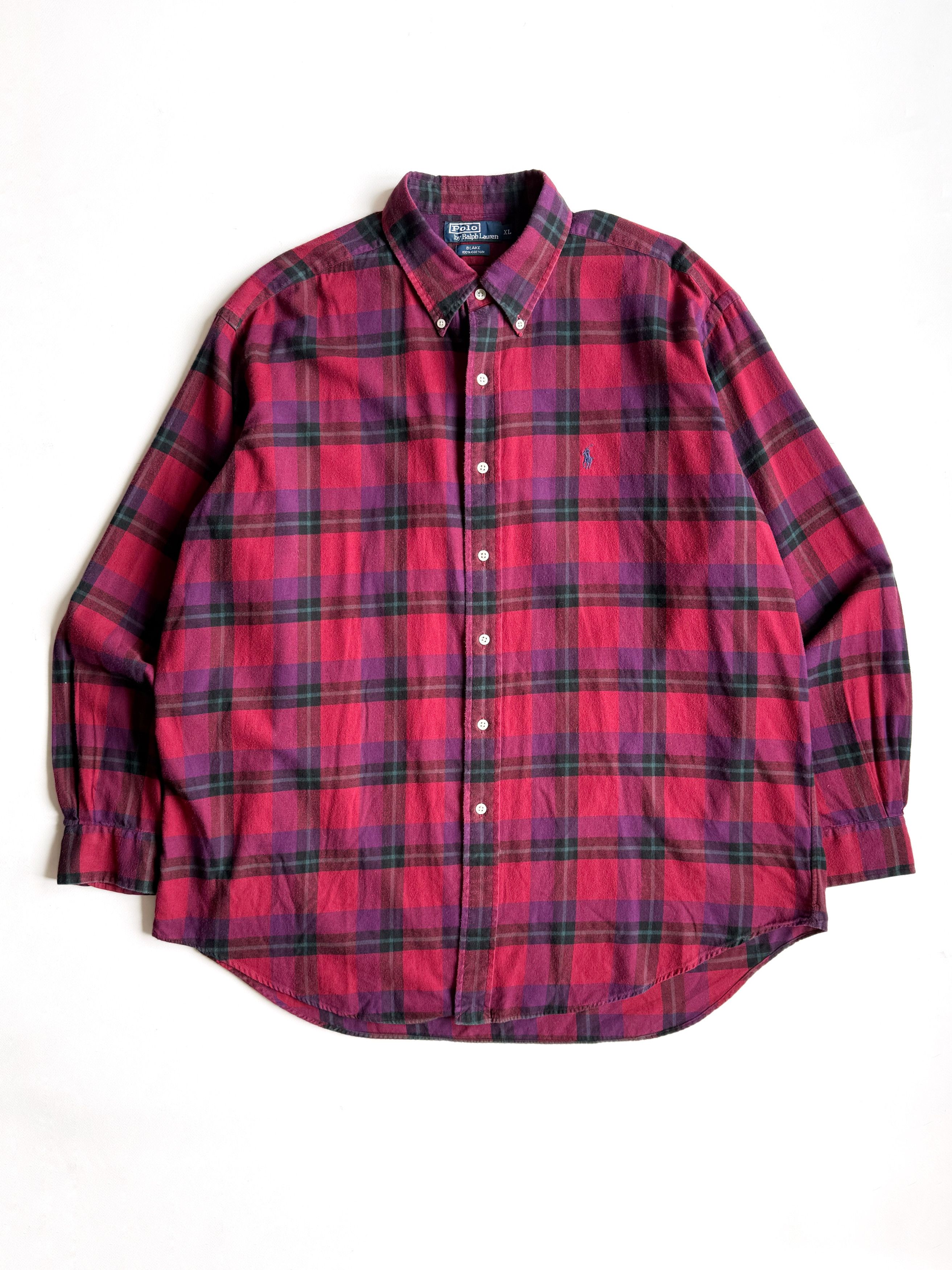 Polo Ralph Lauren Men's Vintage Polo Ralph Lauren Check Shirt (XL) Size US XL / EU 56 / 4 - 1 Thumbnail