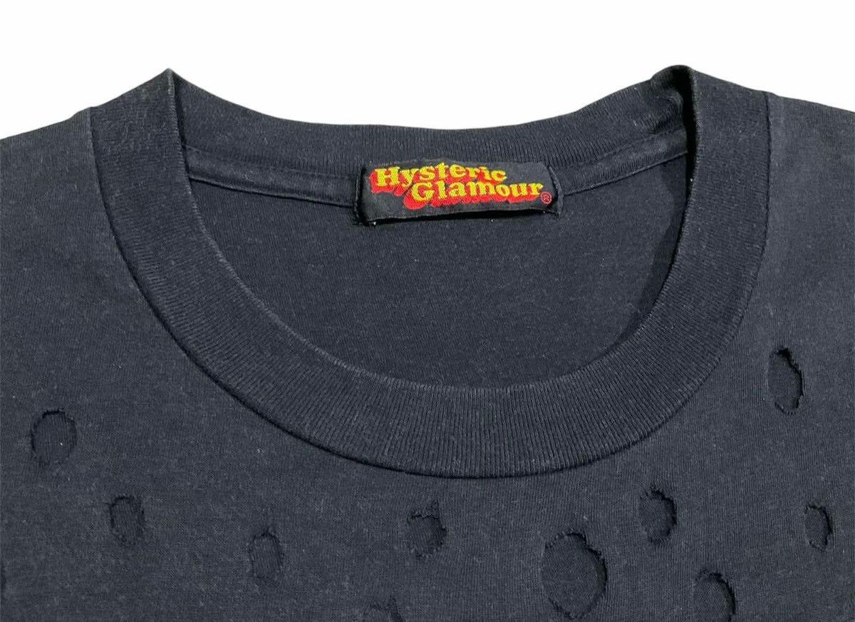 Hysteric Glamour × Japanese Brand × Seditionaries 🔥Y2K Vinagge Hysteric Glamour Shirt Bullet Hole Distressed Size US XS / EU 42 / 0 - 9 Thumbnail