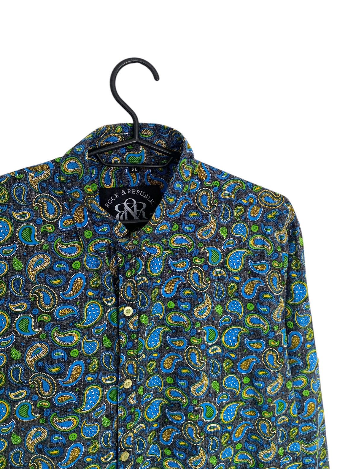 Rock & Republic Rock & Republic button up shirt, all over print, size XL Size US XL / EU 56 / 4 - 2 Thumbnail