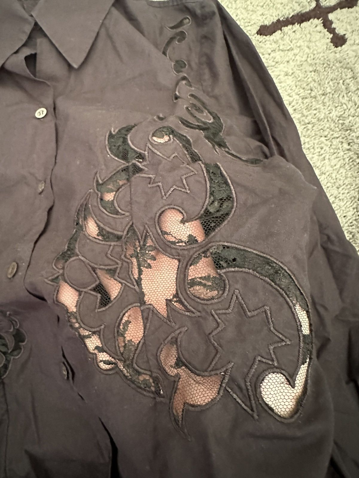 Givenchy Archive Givenchy by Alexander McQueen Spring 1997 SS97 Shirt Size S / US 4 / IT 40 - 4 Thumbnail