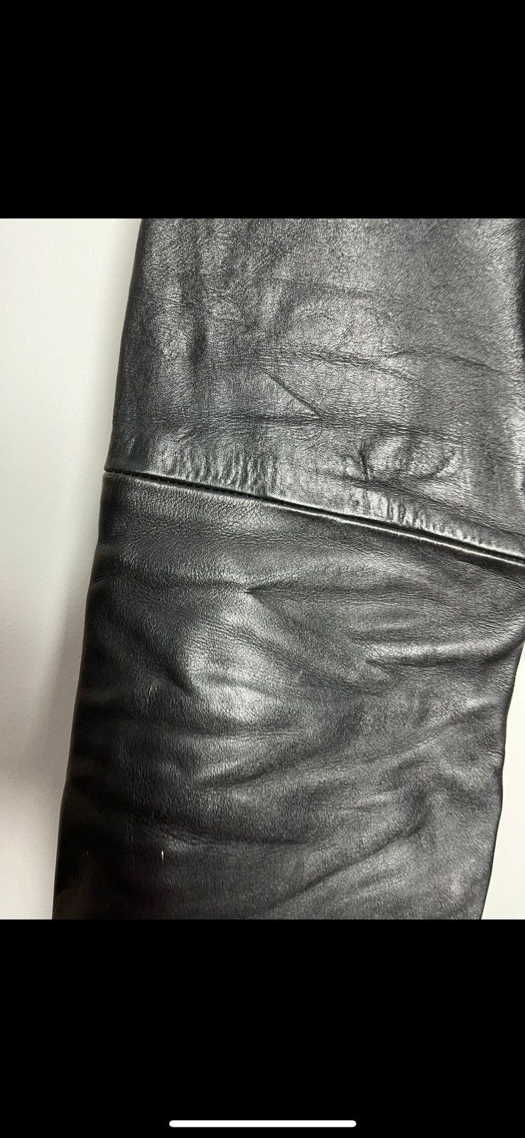Leather Vintage leather pants motorcycle y2k Size US 28 / EU 44 - 13 Thumbnail