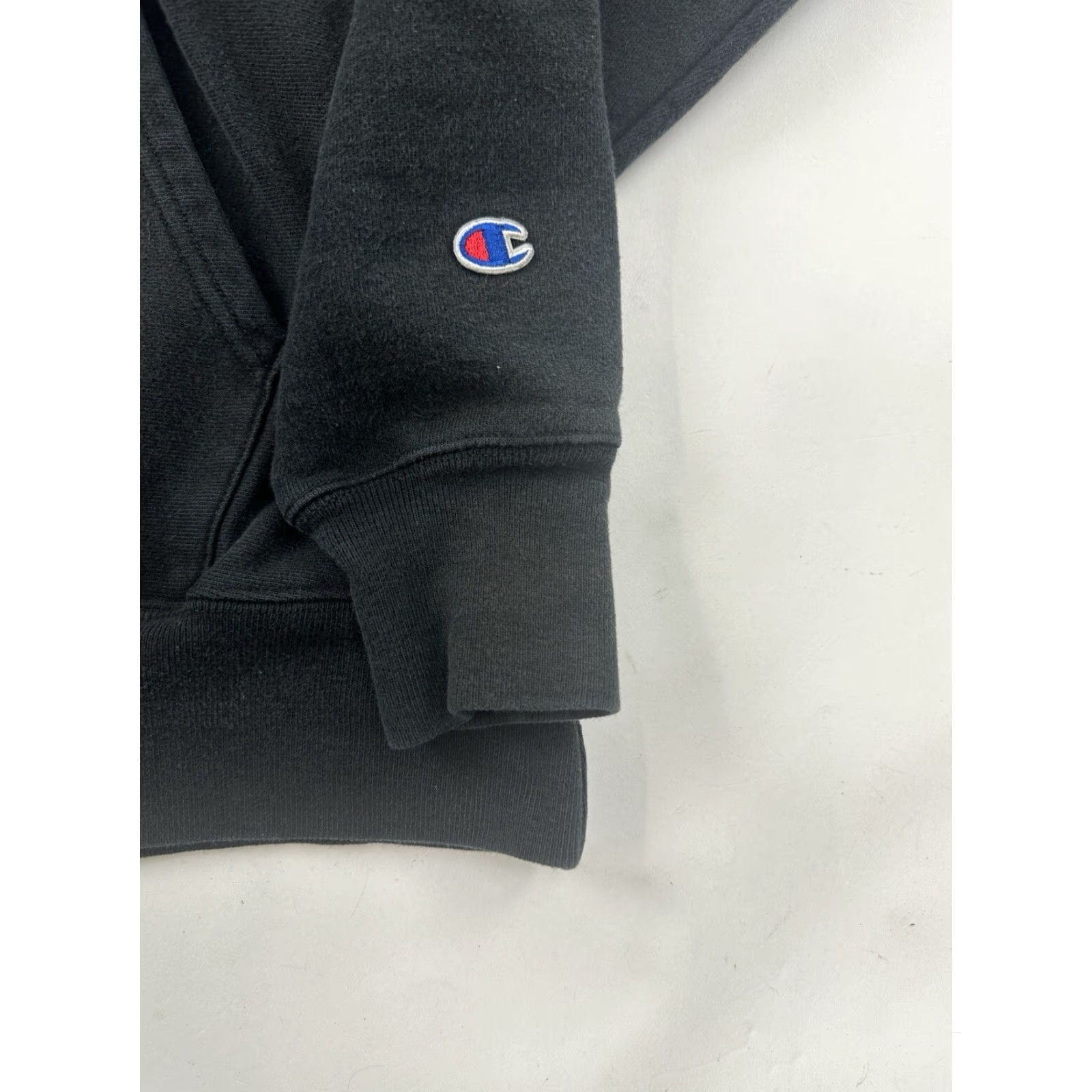 Champion Champion Hoodie Medium Black Reverse Weave Pullover Sweatshirt USA Mens Size US M / EU 48-50 / 2 - 2 Thumbnail