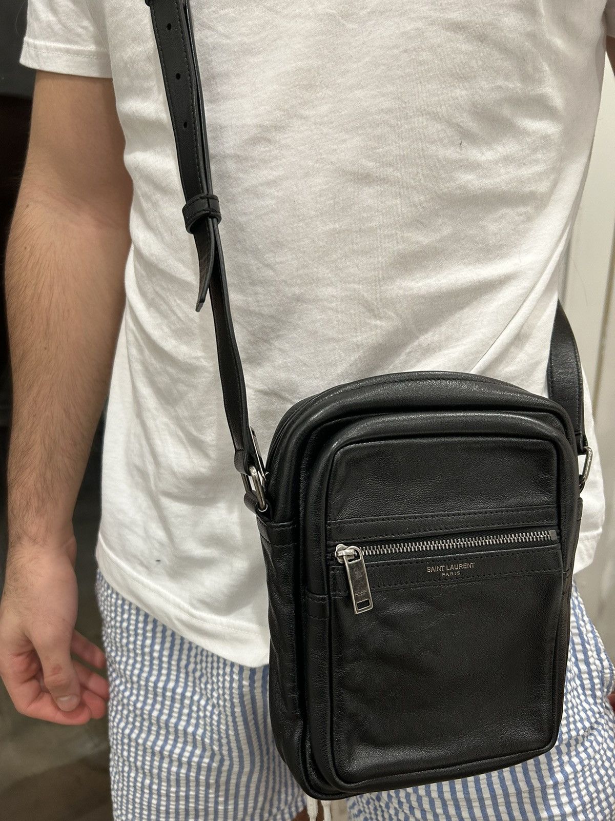 Yves Saint Laurent Saint Laurent- Sid Messenger Bag Size ONE SIZE - 4 Thumbnail