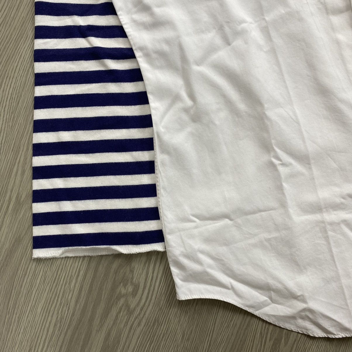 Comme des Garcons × Comme des Garcons Homme × Comme des Garcons Homme Deux 2000s Comme des Garcons Striped Long Sleeve Shirt Size US S / EU 44-46 / 1 - 9 Thumbnail