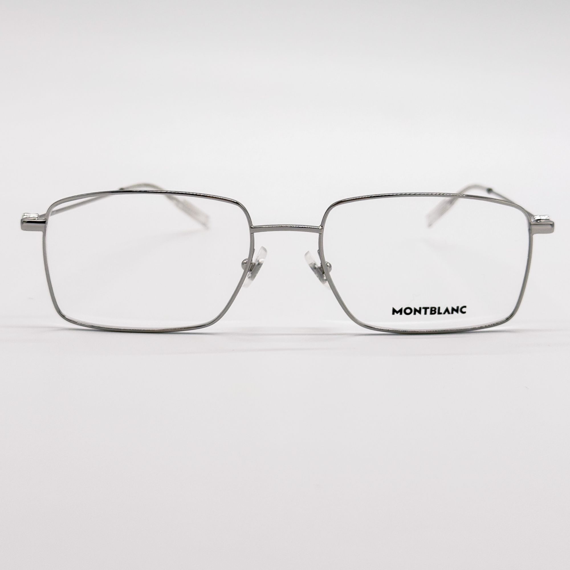 Montblanc NEW MONTBLANC EYEGLASSES MB0076O 006 SILVER MEN EYEWEAR Size ONE SIZE - 4 Thumbnail