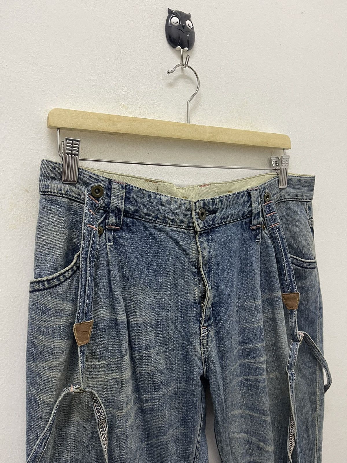 Beams Plus Rare Vintage RAY BEAMS with Suspenders Style Size US 31 - 9 Thumbnail
