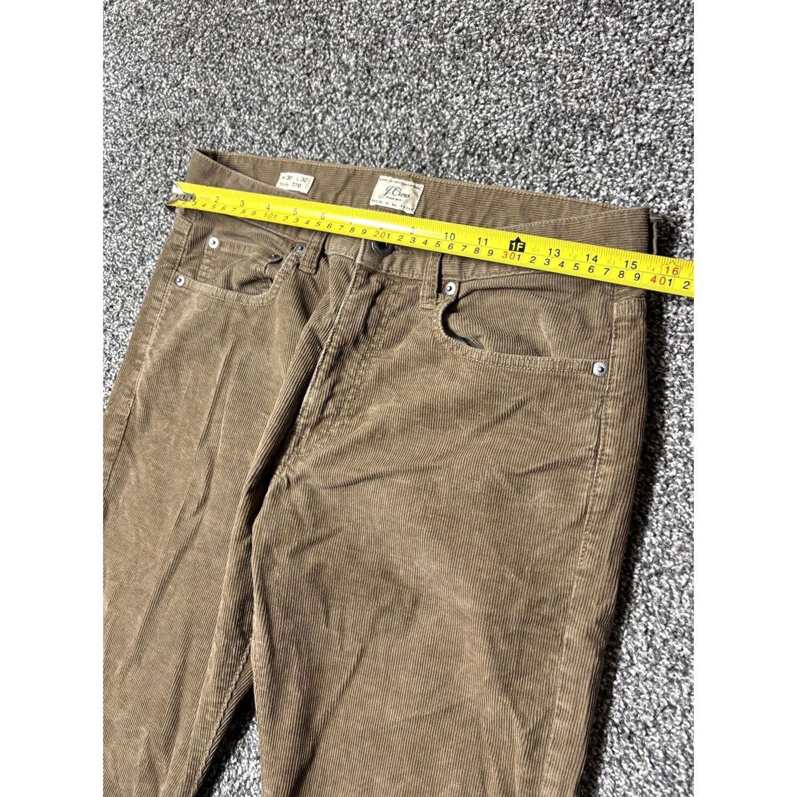 J.Crew J. Crew Corduroy Pants Mens 30x32 Brown Straight Retro 770 Grunge Preppy 90s Mens Size US 30 / EU 46 - 5 Thumbnail