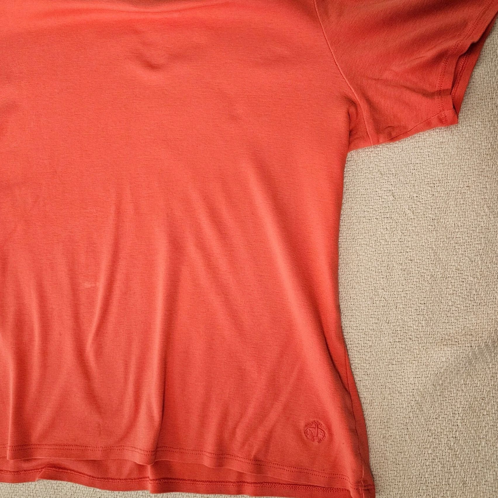 Brooks Brothers Brooks Brothers Women's Short Sleeve T-Shirt XL Pink Cotton Casual Embroidered Logo Size XL / US 12-14 / IT 48-50 - 3 Thumbnail