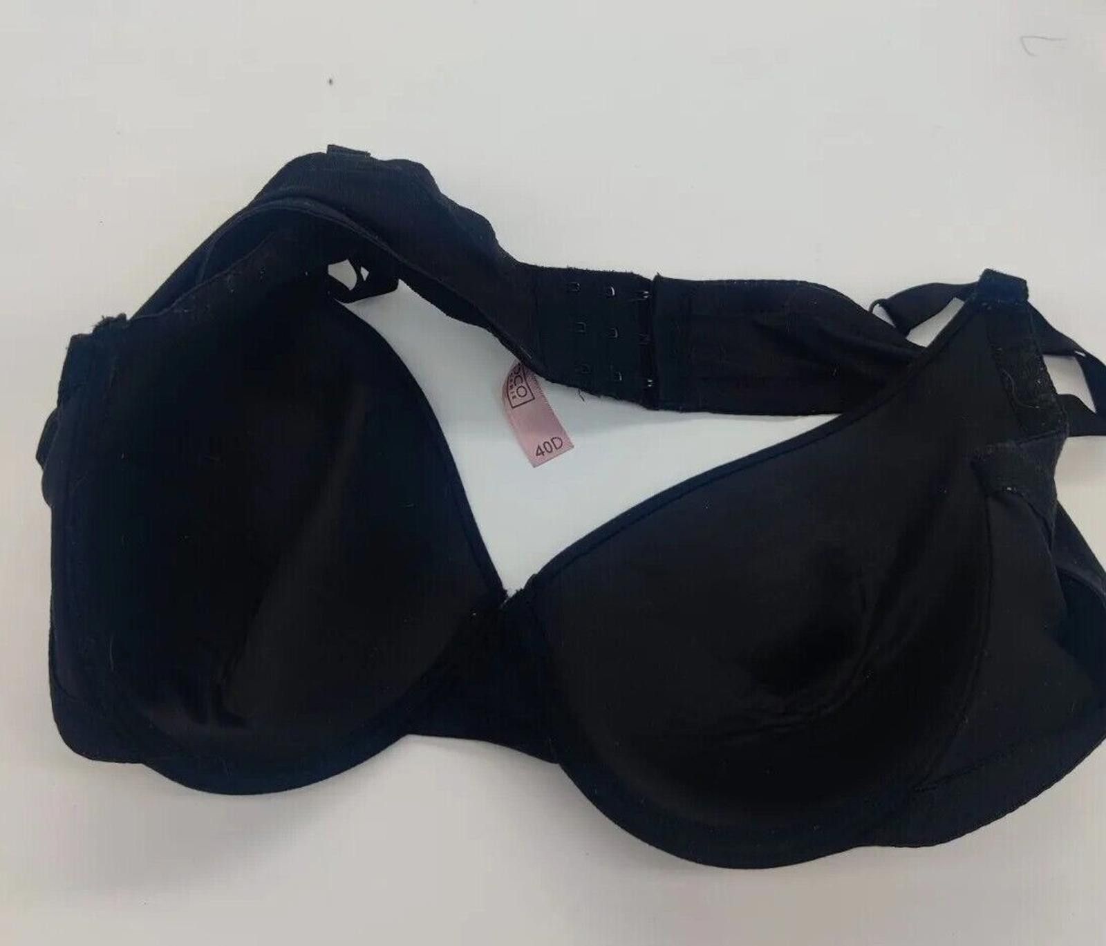 Other Coco Lingerie Black Bra 40D Underwire Adjustable Closure & S Size ONE SIZE - 4 Thumbnail