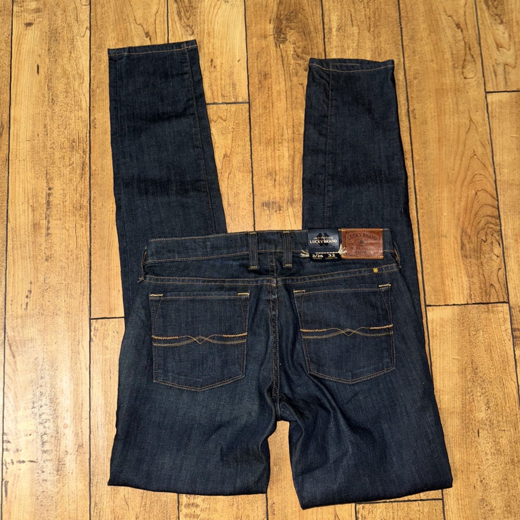 Lucky Brand Lucky Brand Jeans 2/26 32 Charlie Skinny Blue Denim BNWT Womens Jeans Size 26" / US 2 / IT 38 - 6 Thumbnail